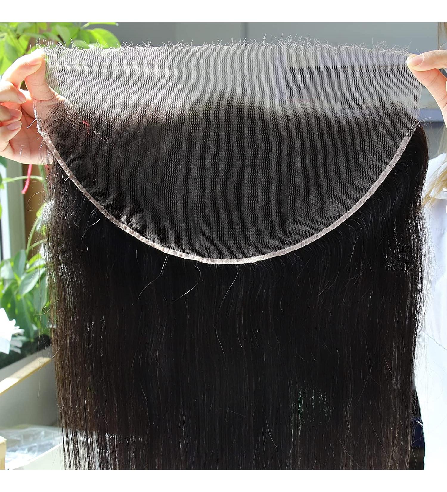 BEEOS 13x6 SKINILIKE Real HD Lace Frontal Only Small Knot Pre-plucked Vivid Hairline Straight Human Hair Frontal 18 Inch 13x6 HD Lace Fronal 18 Inch - Buy Online on GoSupps.com