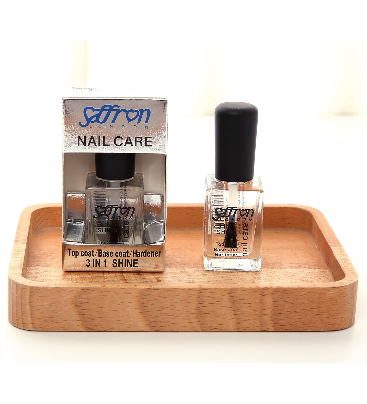 Saffron Nail Care - 3 in1 Shine - Top Coat/Base Coat/Hardener #1016
