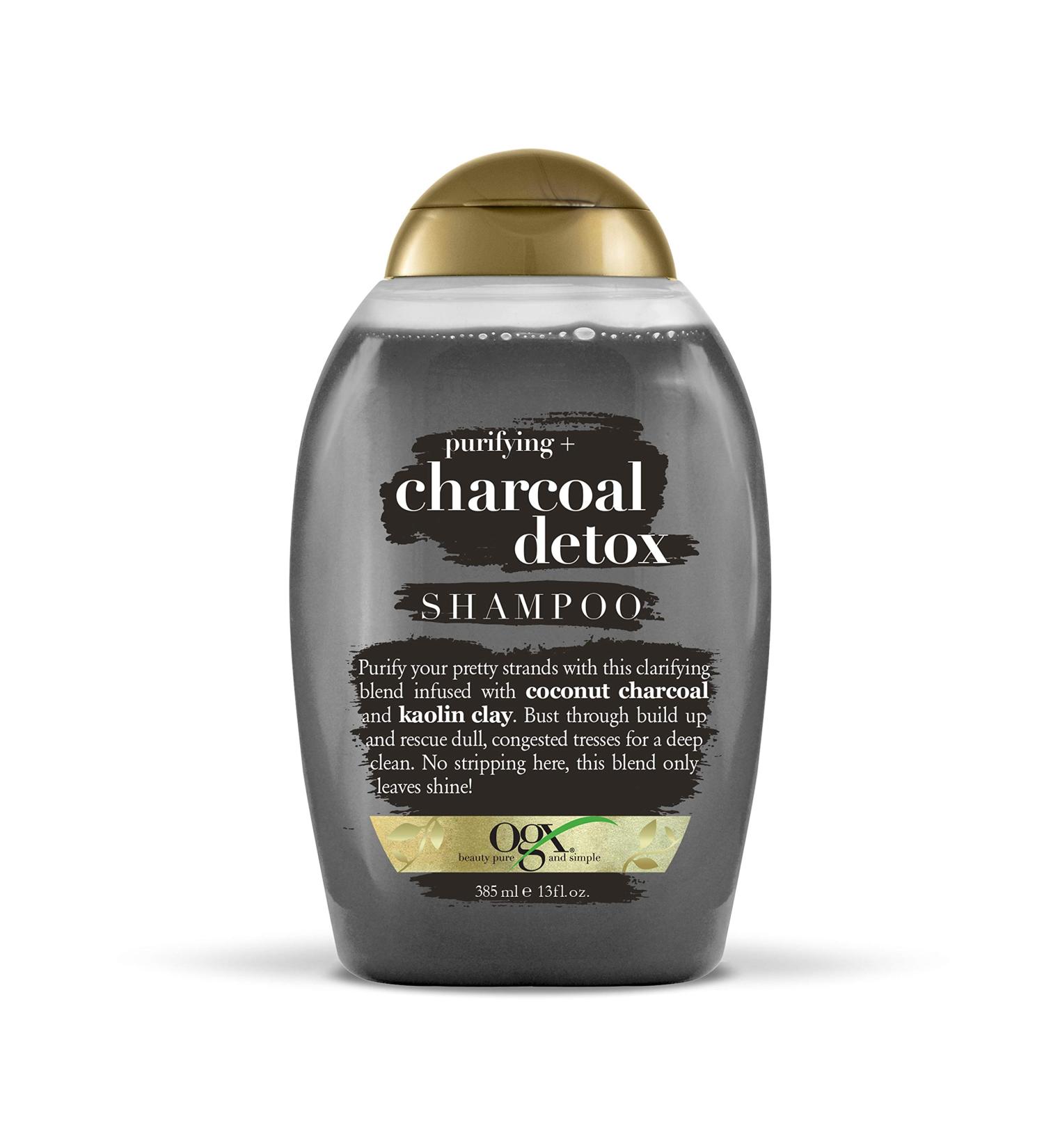 OGX Charcoal Detox Shampoo - Buildup Removal & Nourishment - 13 fl oz - Buy Online on GoSupps.com