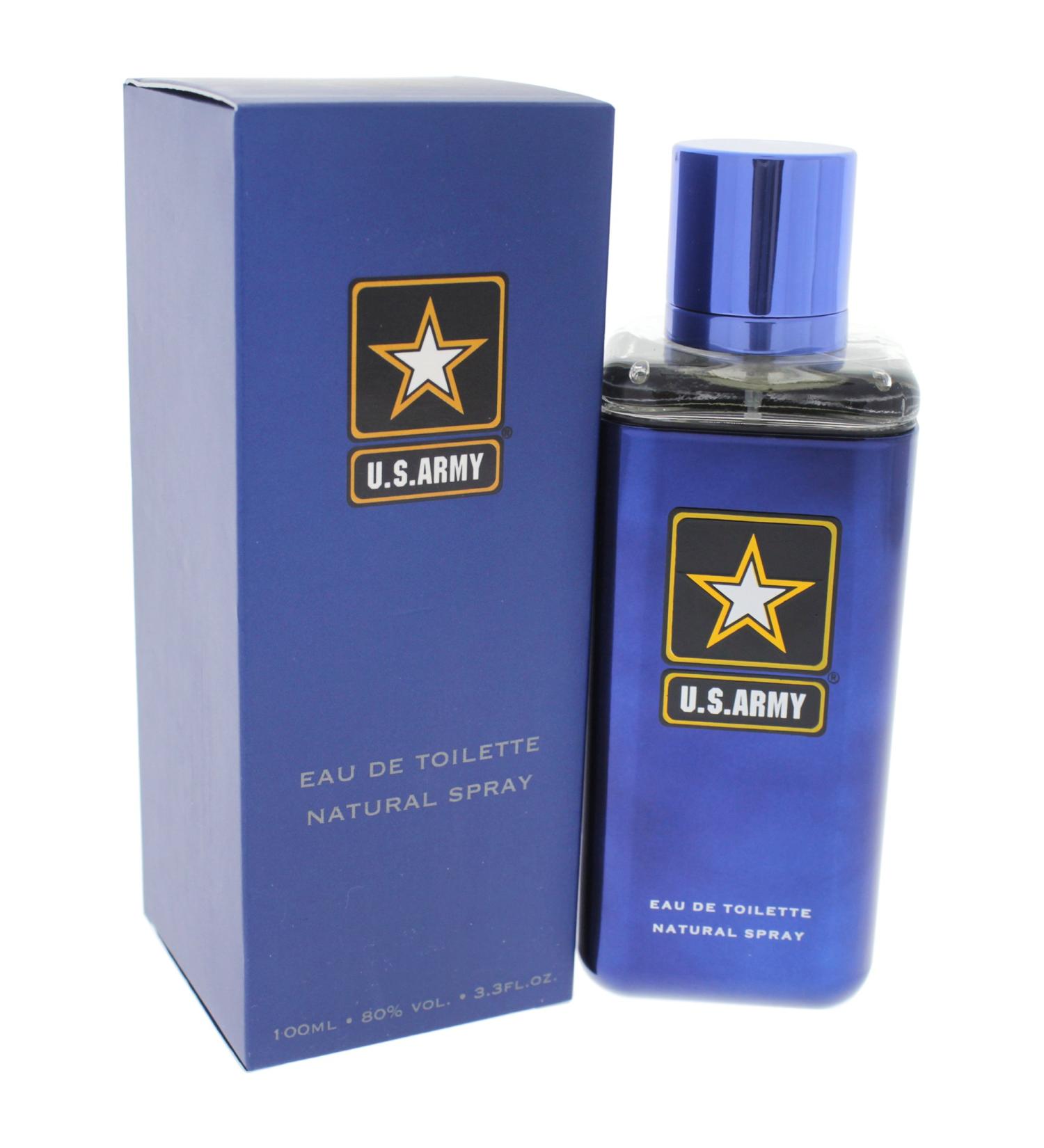 New Brand US Army Eau de Toilette Spray for Men 3.3 Ounce