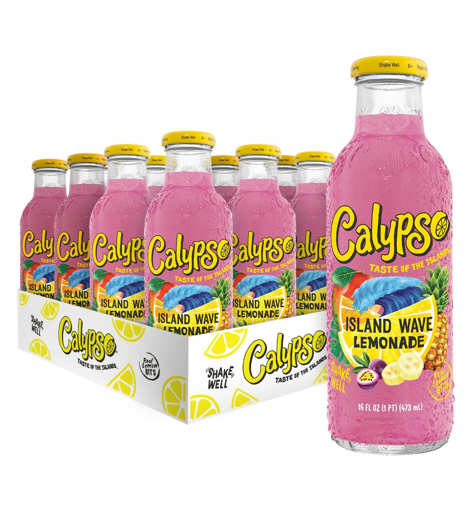 Calypso - Island Wave Lemonade - 12 x 473ml - Buy Online on GoSupps.com