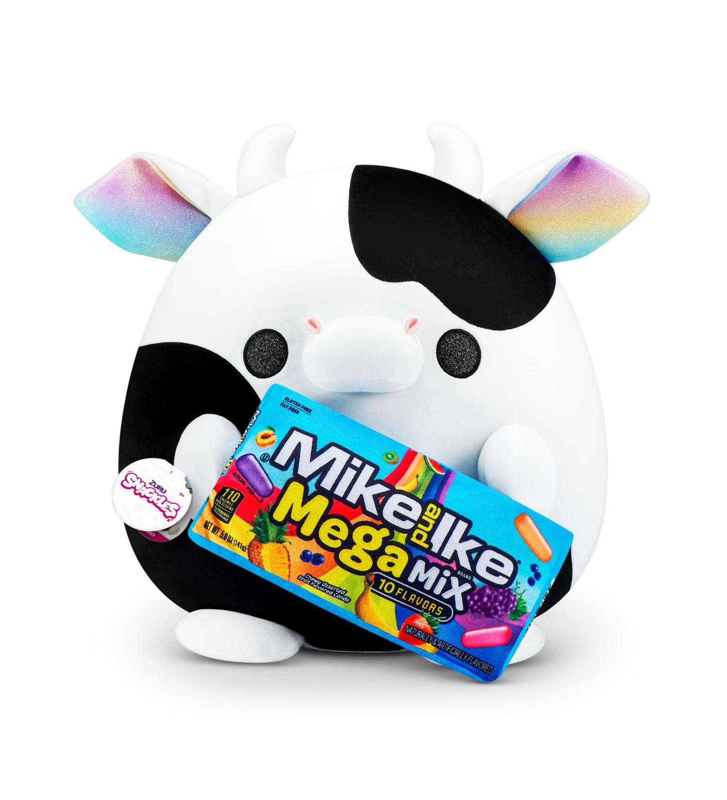 Snackles Series 1 Cow Surprise Medium Plush - Ultra Soft & Cuddly 35 cm Toy with Snack Brand Accessory - Ages 3 - Buy Online on GoSupps.com