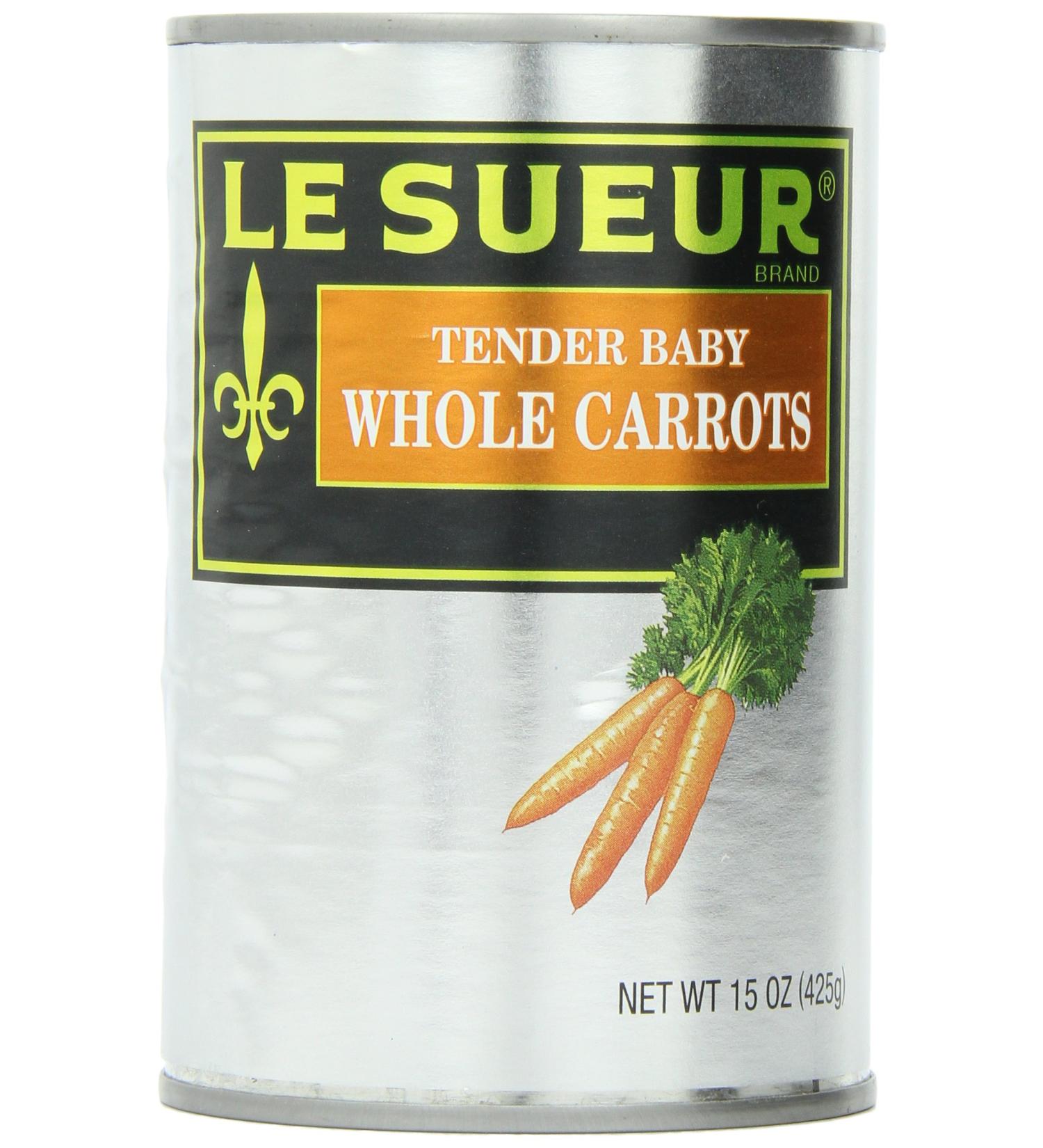 Le Sueur Baby Carrots 15oz (Pack of 12) - Fresh and Delicious Carrots for Snacking and Cooking - Buy Online on GoSupps.com