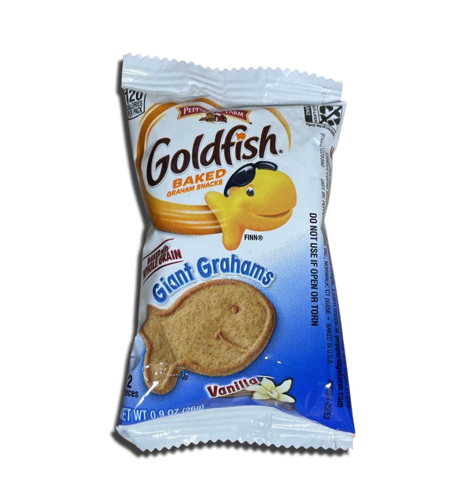 Giant Graham Cracker Shaped Gold Fish | 30 Individual Packs | Vanilla Flavor - Pack of 15 - Buy Online on GoSupps.com