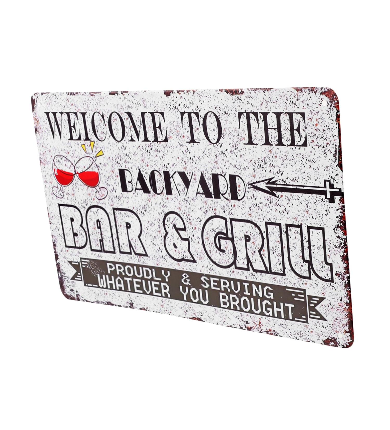 Yardenfun 1pc Tin Painting Beer Signs Antique Decor Retro Decor Backyard Quote Sign Metal Sign Coffee Plaque - Buy Online on GoSupps.com