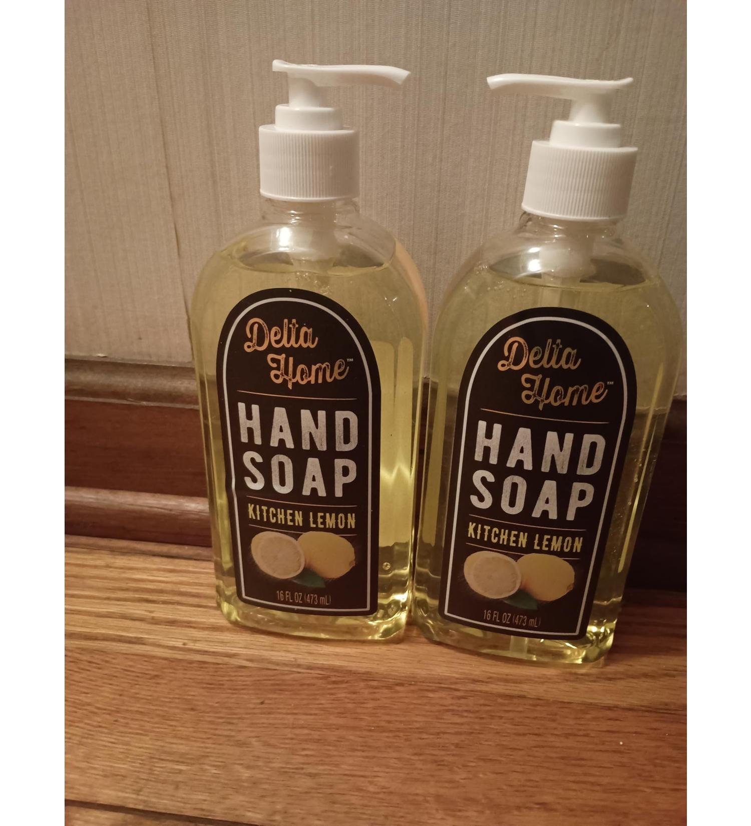 Delta Home Kitchen Hand Soap 16 oz - Refreshing Lemon Scent - Buy Internationally - Buy Online on GoSupps.com