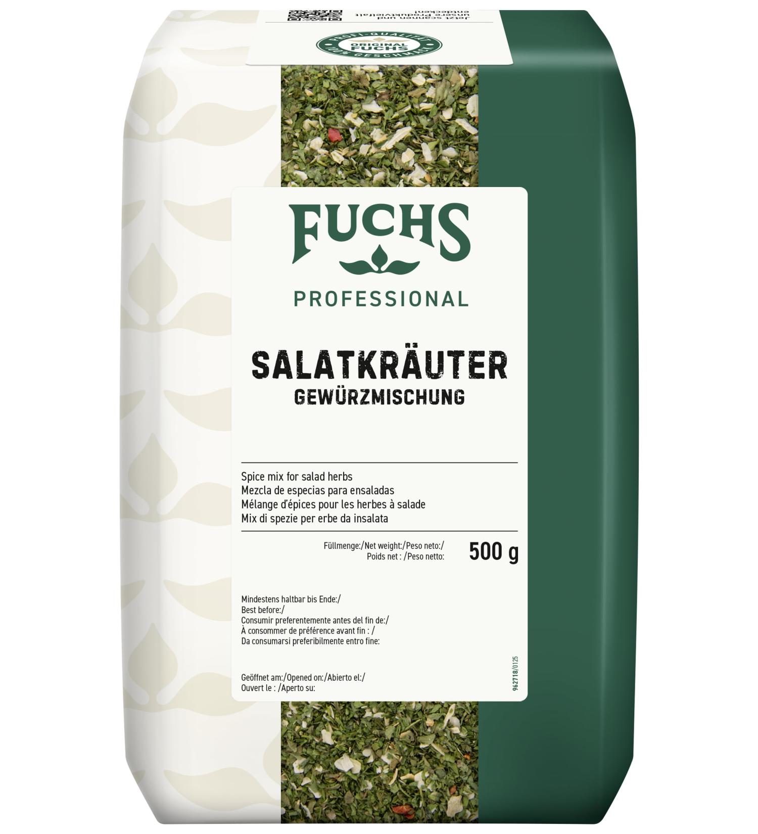 Fuchs Professional - M lange d' pices pour les herbes salade | Pour pr parer des vinaigrettes | Qualit professionnelle pour les gros consommateurs | 0 5 kg dans un sac - Buy Online on GoSupps.com