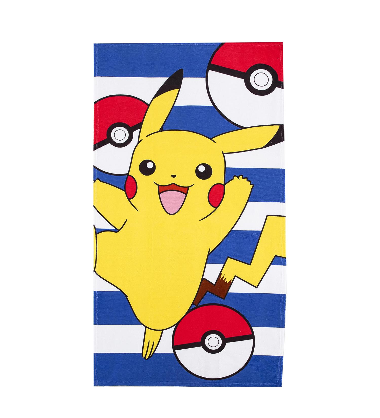 Northwest Beach Towel  30" x 60"  Pokemon Beach Pika Pokemon Beach Pika 30" x 60" - Buy Online on GoSupps.com