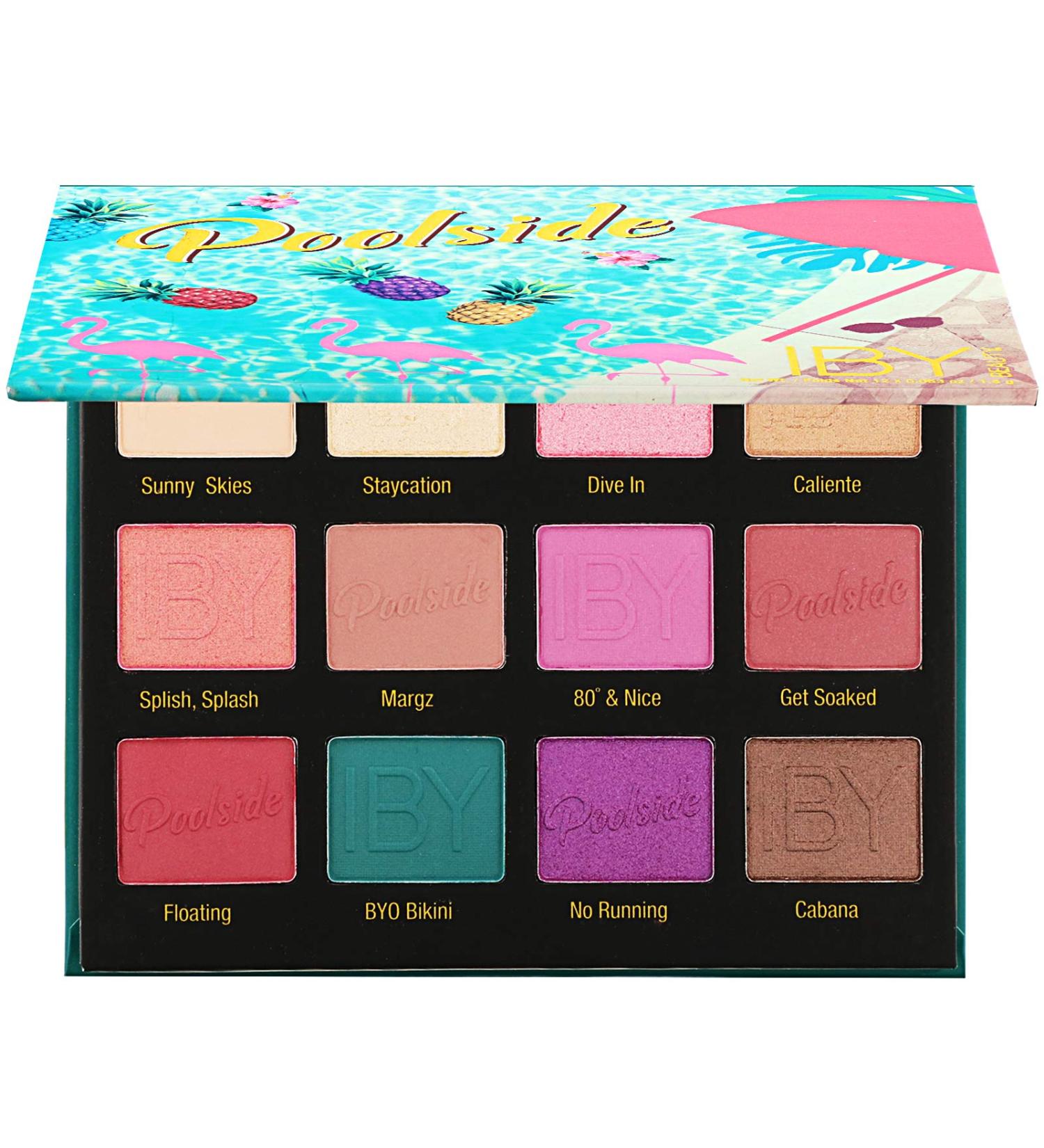 IBY Beauty Poolside Eyeshadow Palette - 0.636 oz (18 g) | Vibrant Shades for Stunning Looks - Buy Online on GoSupps.com