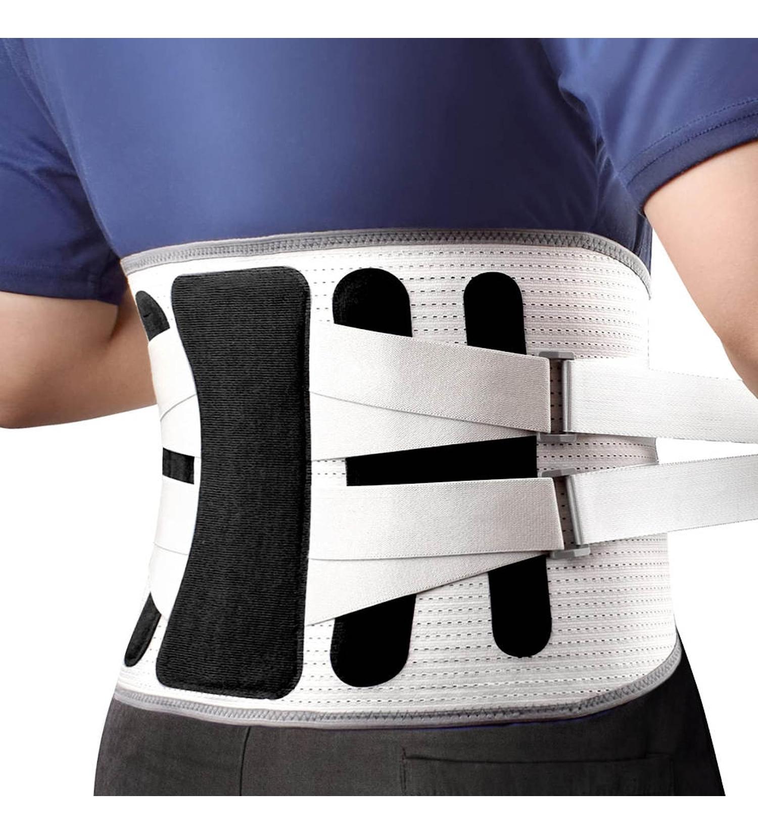 Back Brace for Men & Women | Relief for Pain Sciatica & Herniated Discs | Strong Support & Stability | Prevent Injury While Lifting | Medium Size - Buy Online on GoSupps.com