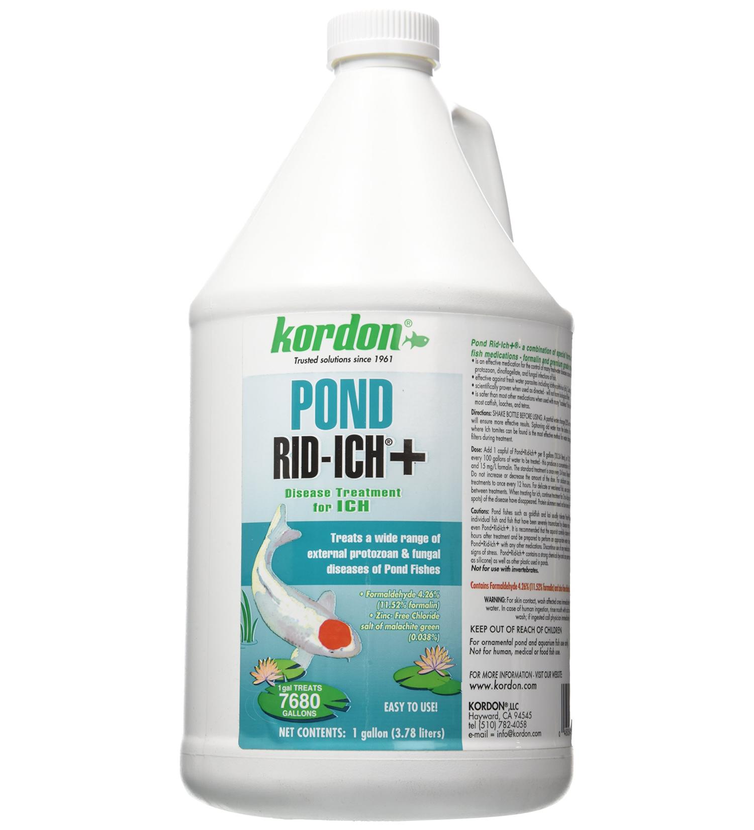 Kordon #31052 Pond Rid Ich - 1 Gallon | Fast-acting Ich Treatment - Buy Online on GoSupps.com