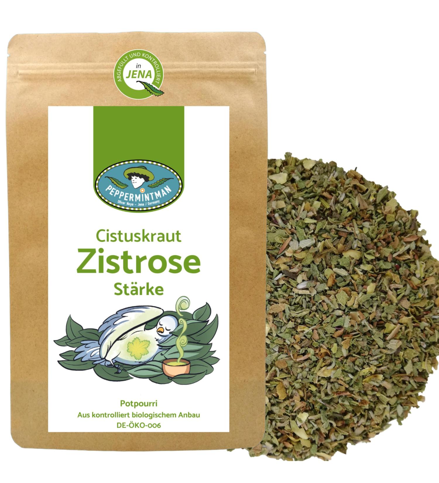  PEPPERMINTMAN Organic Dalmatian Citron Tea 100g Hot and cold for young and old 4 seasons Citron Tea PEPPERMINTMAN - Buy Online on GoSupps.com