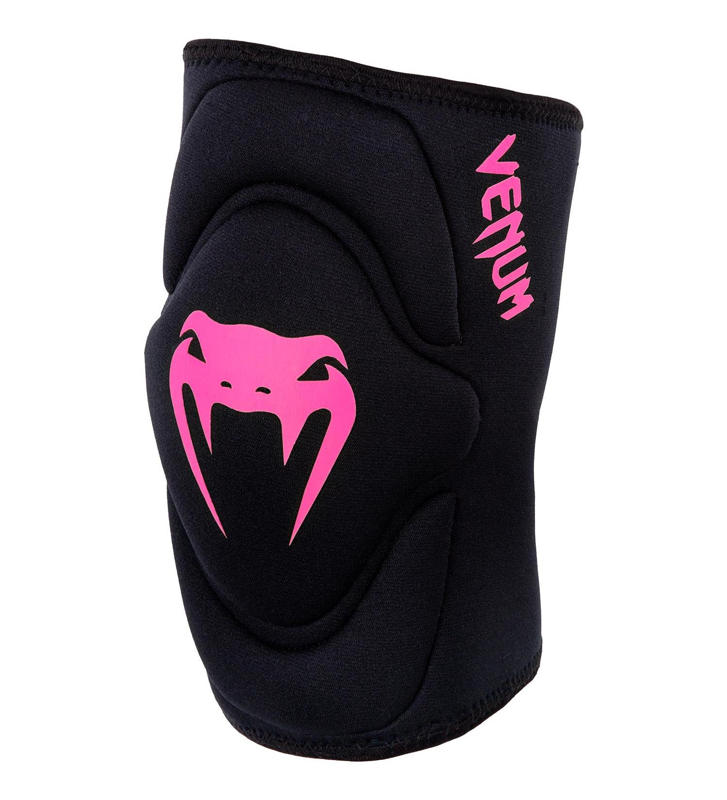 Venum Kontact Gel Knee Pad - Black/Neo Pink (Medium) | Best Quality Knee Protection - Buy Online on GoSupps.com