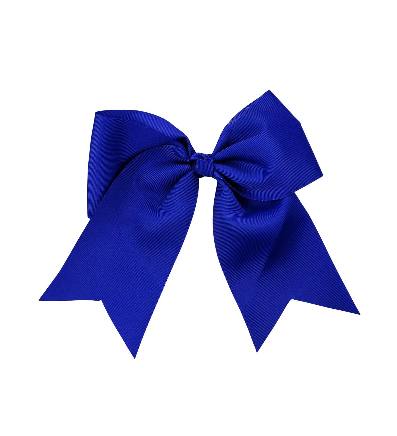 NYFASHION101 Women's Girls' Smooth Grosgrain Ribbon Bow Alligator Clip  Royal Blue
