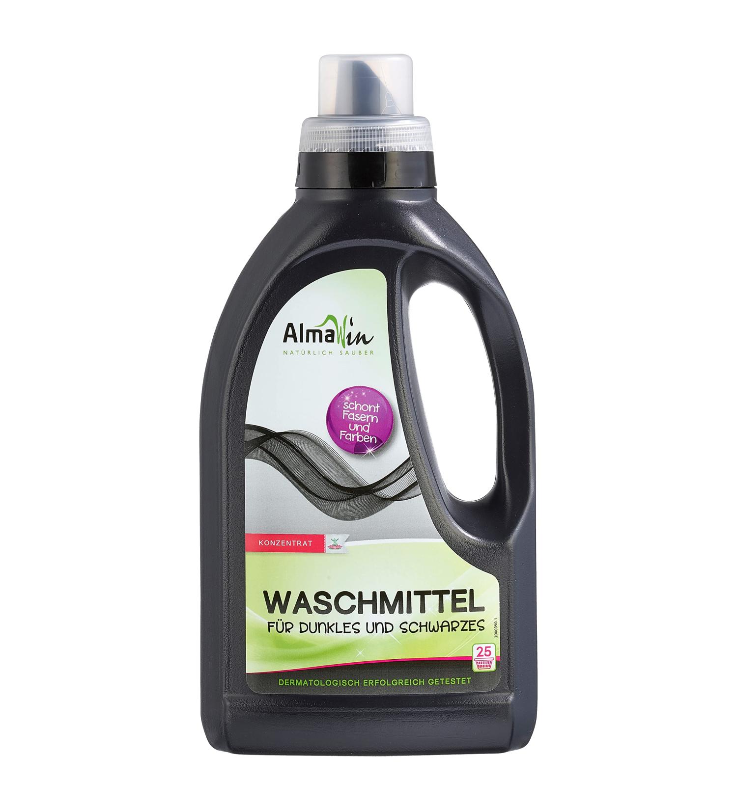 Almawin Liquid Detergent for Dark Clothing - 750ml | Eco-Friendly Vegan Fragrance & Dye-Free | 30 Washes - Buy Online on GoSupps.com