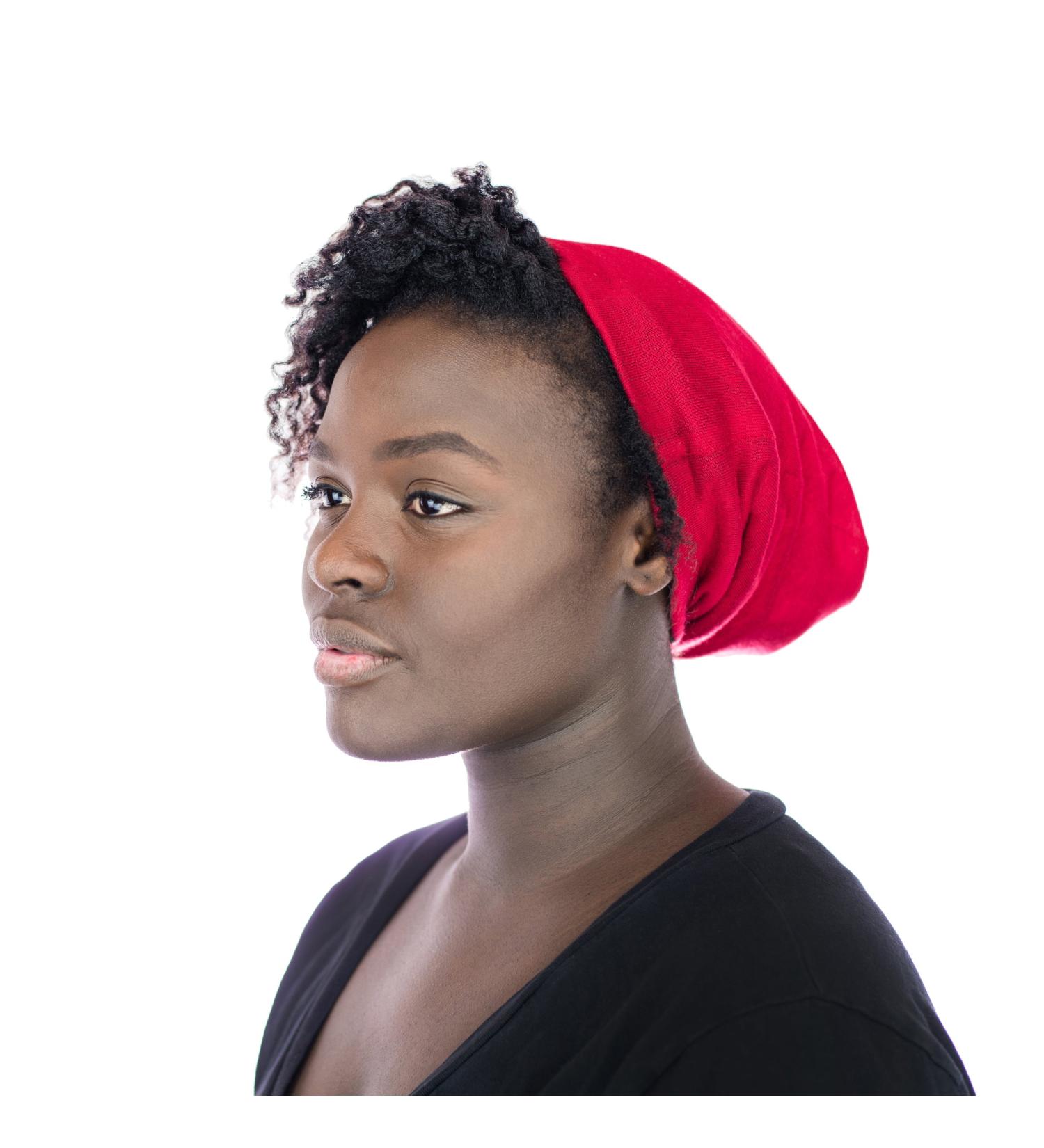 Grace Eleyae GE Sleep Cap | Red Slap Silky Beanie Hat for Curly Hair Women - Buy Online on GoSupps.com