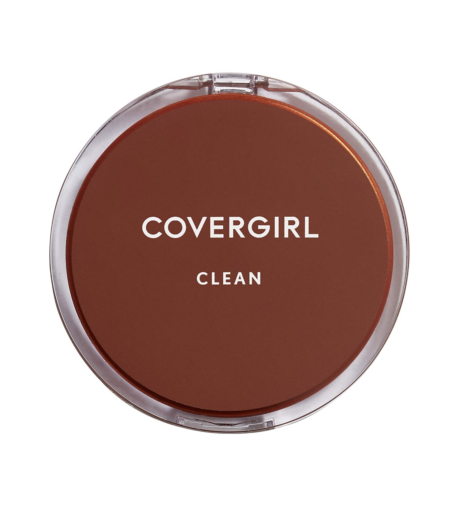 Covergirl Clean Pressed Powder Foundation 125 Buff Beige 0.44 Fl Oz - Smooth & Flawless Finish - Buy Online on GoSupps.com