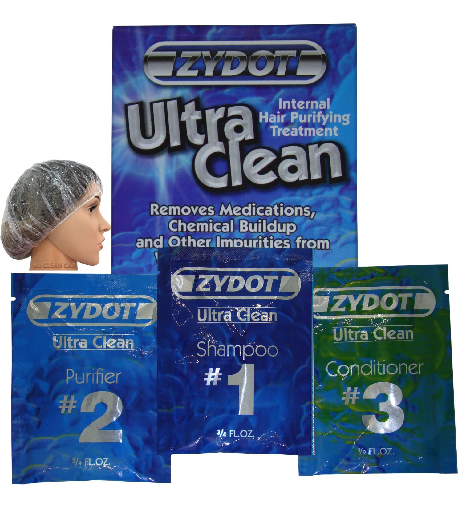 Zydot Ultra Clean Detox Shampoo Kit - Instant Hair Follicle Cleansing and Toxin Removal - Buy Online on GoSupps.com