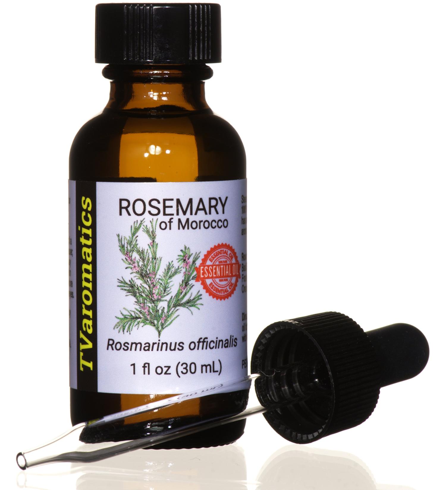 Buy TVaromatics Rosemary of Morocco 100% Pure Essential Oil 1 fl oz (30 mL) | Premium Rosmarinus Officinalis for Aromatherapy - Buy Online on GoSupps.com