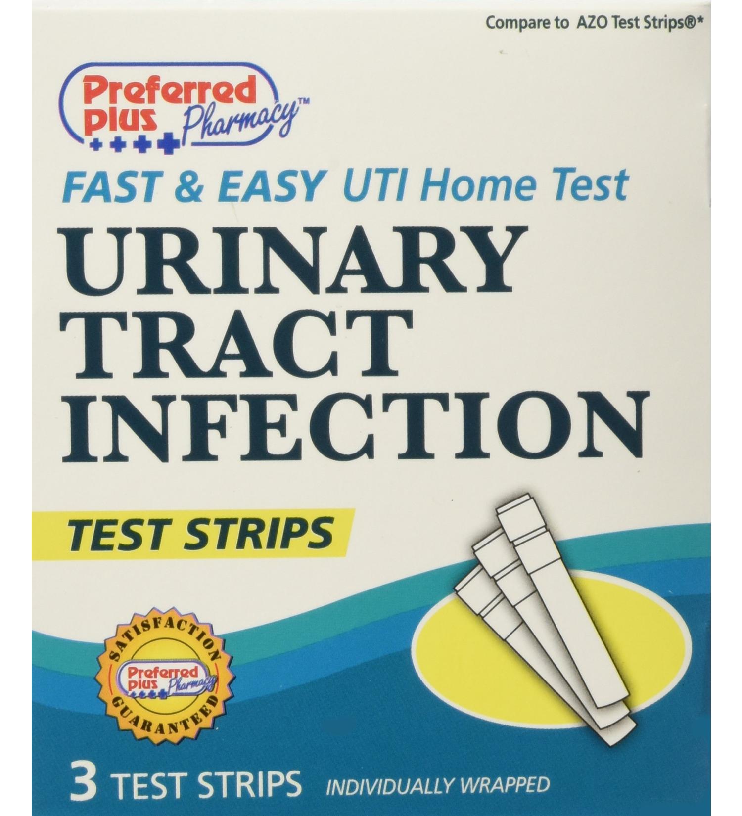 Preffered Plus UTI Home Test Strips - 3 Count - Buy Online on GoSupps.com