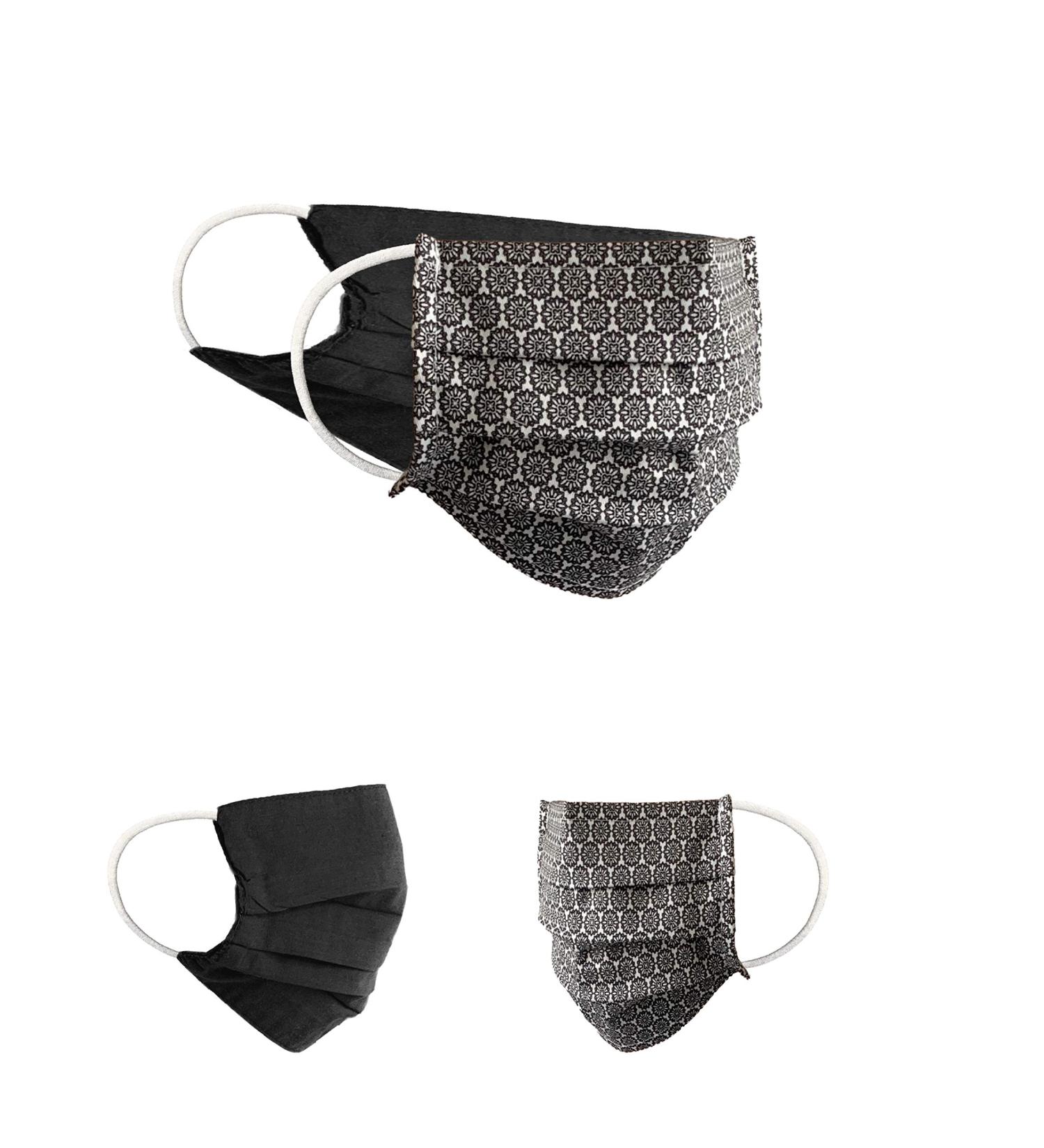 BAF Community Masks 2-Pack | Unisex Cotton Face Masks | Washable & Reversible | Stylish Protection in White/Black - Buy Online on GoSupps.com