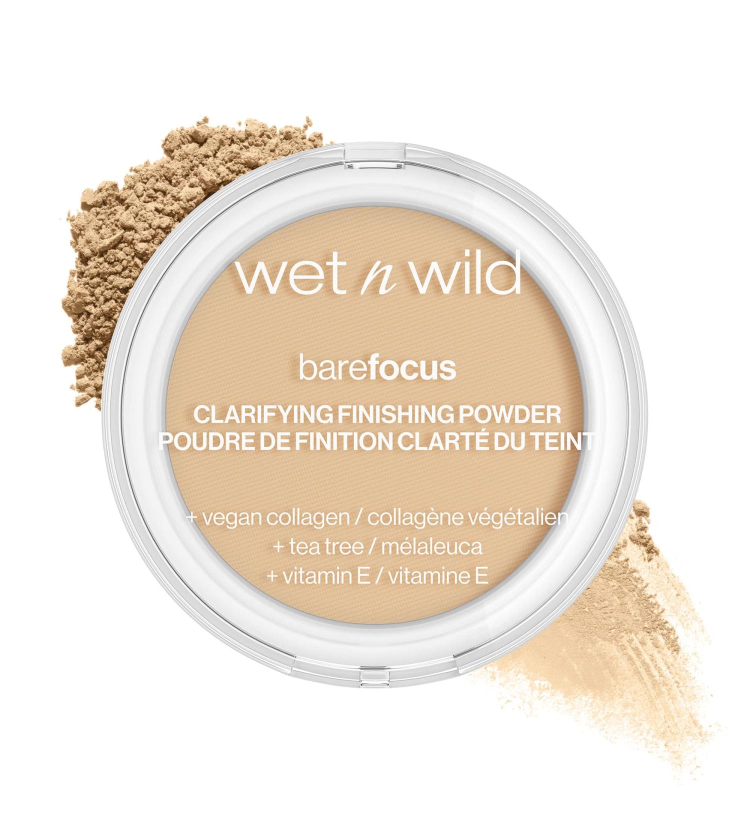 Wet n Wild Bare Focus Clarifying Finishing Powder - Light-Medium | Matte Pressed Setting Powder - Buy Online on GoSupps.com