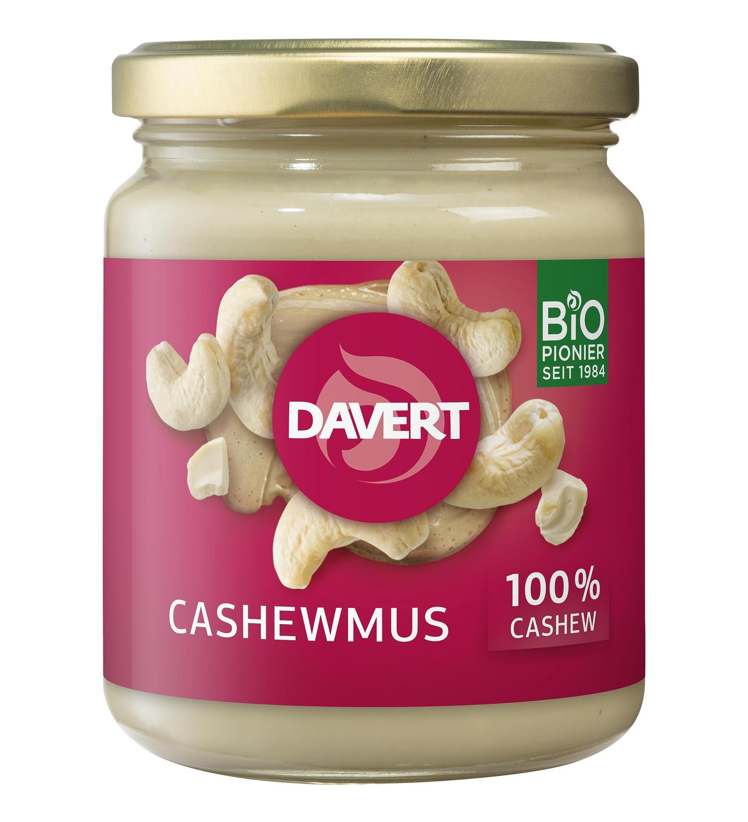 DAVERT Spread Organic Cashew Butter 250g (Pack of 2)
