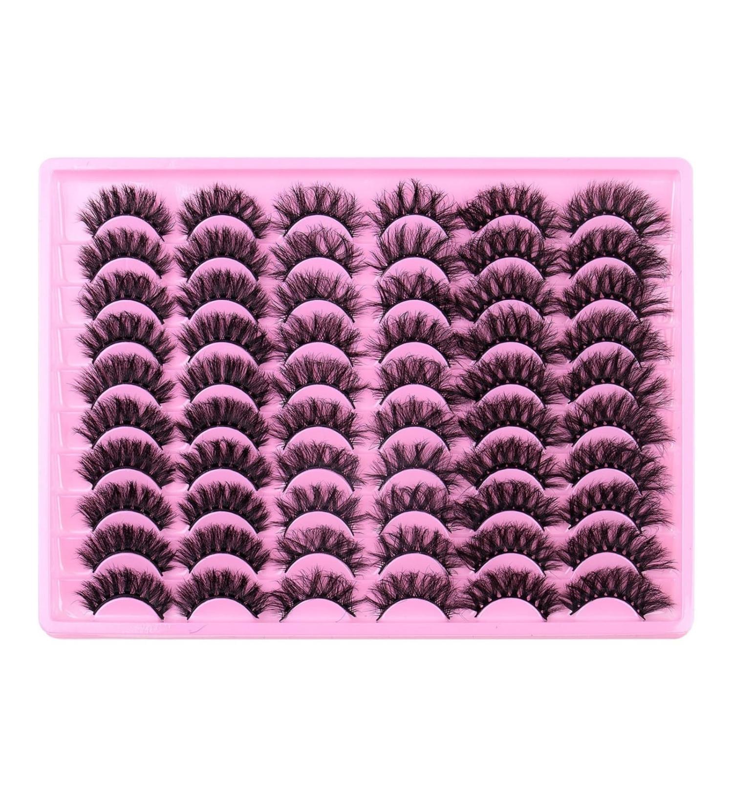 False Eyelashes 30 Pairs Of False Eyelashes Multi-layer Thick Eyelashes Daily False Eyelashes Reusable for Different Eye Makeup (Color : A Taille unique : 003) - Buy Online on GoSupps.com
