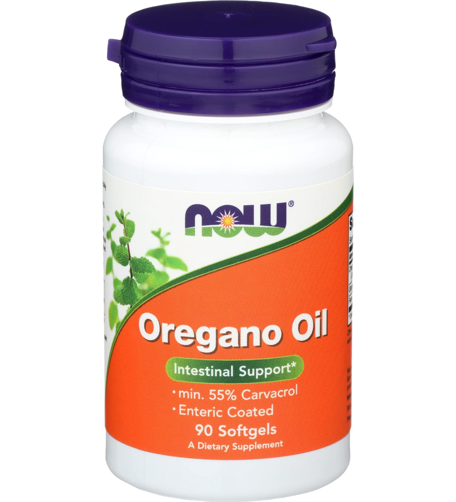 NOW FOODS Oregano Oil Enteric Coated Sg 90 CT - Buy Online on GoSupps.com