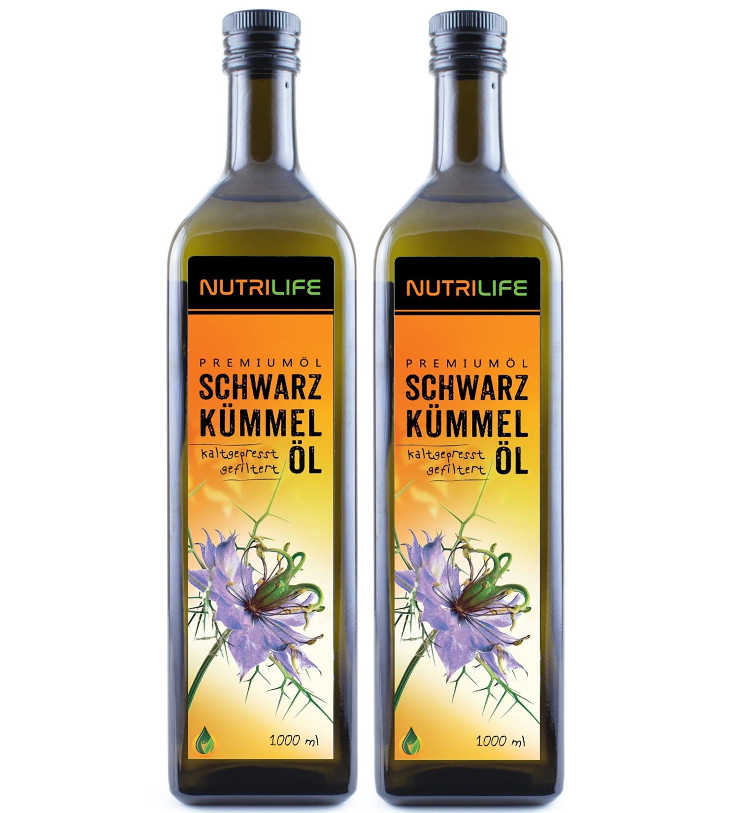 Nutrilife Black Cumin Oil 2x1L | Cold-Pressed & Filtered | Rich in Thymochinone | Herbal Land - Buy Online on GoSupps.com