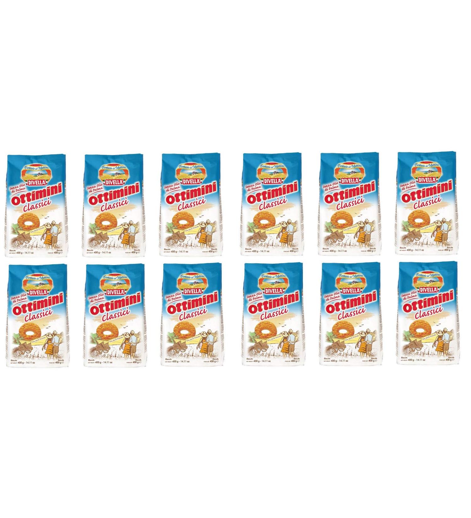 Divella Divella Ottimani Classici Fresh Egg Biscuits 400 g Pack of 12