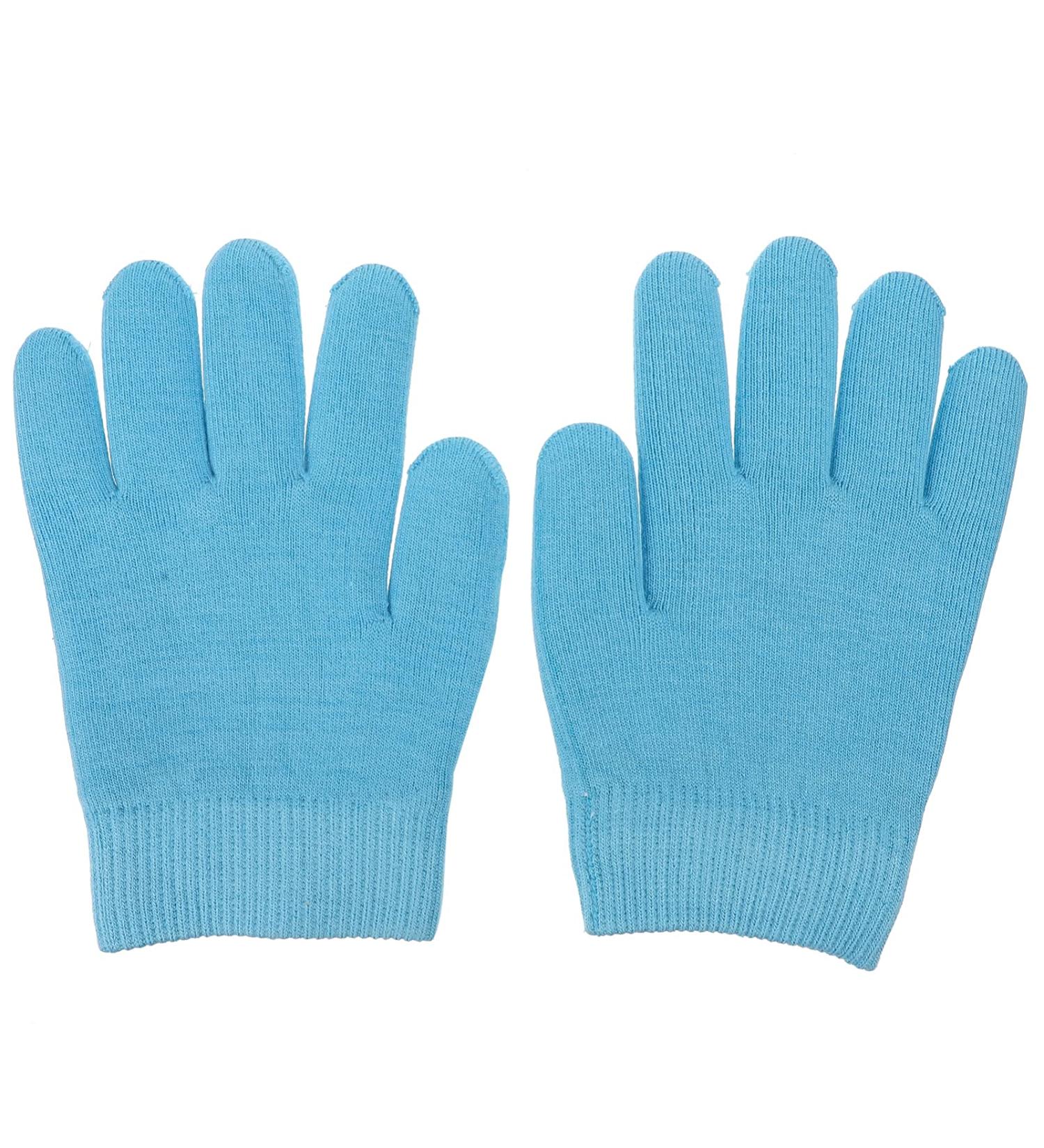 FRCOLOR 1pair Moisturizer Care Re.x.cm Rough Blue Cuticles Healing Moisturizing Chapped Cracked Men Spa for Exfoliating Gloves Practical Silicone Hydrating Women Lining - Buy Online on GoSupps.com