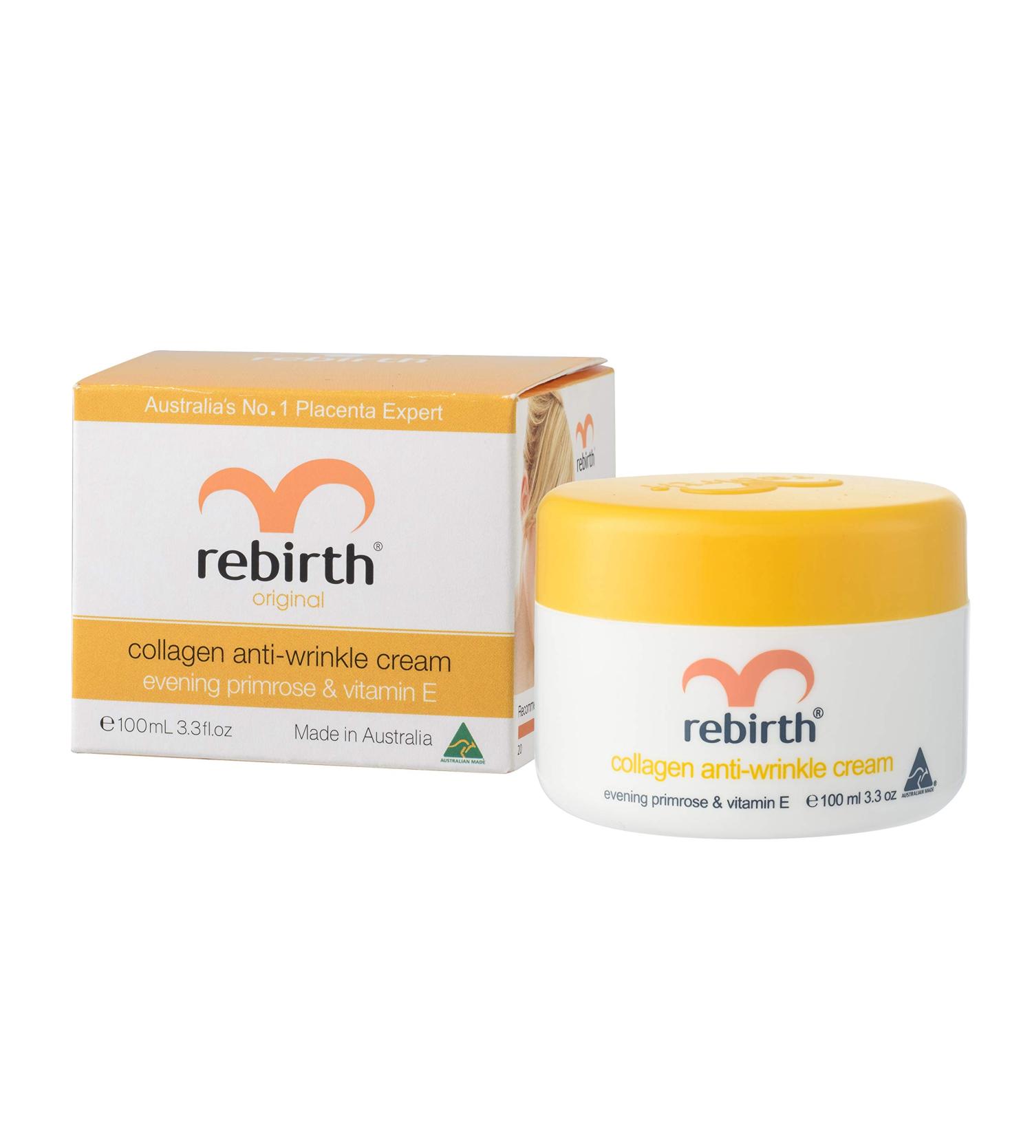 Rebirth Collagen Anti-Wrinkle Cream with Epo&ve 100ml - Best International Shipping Youthful Skin Solution - Buy Online on GoSupps.com