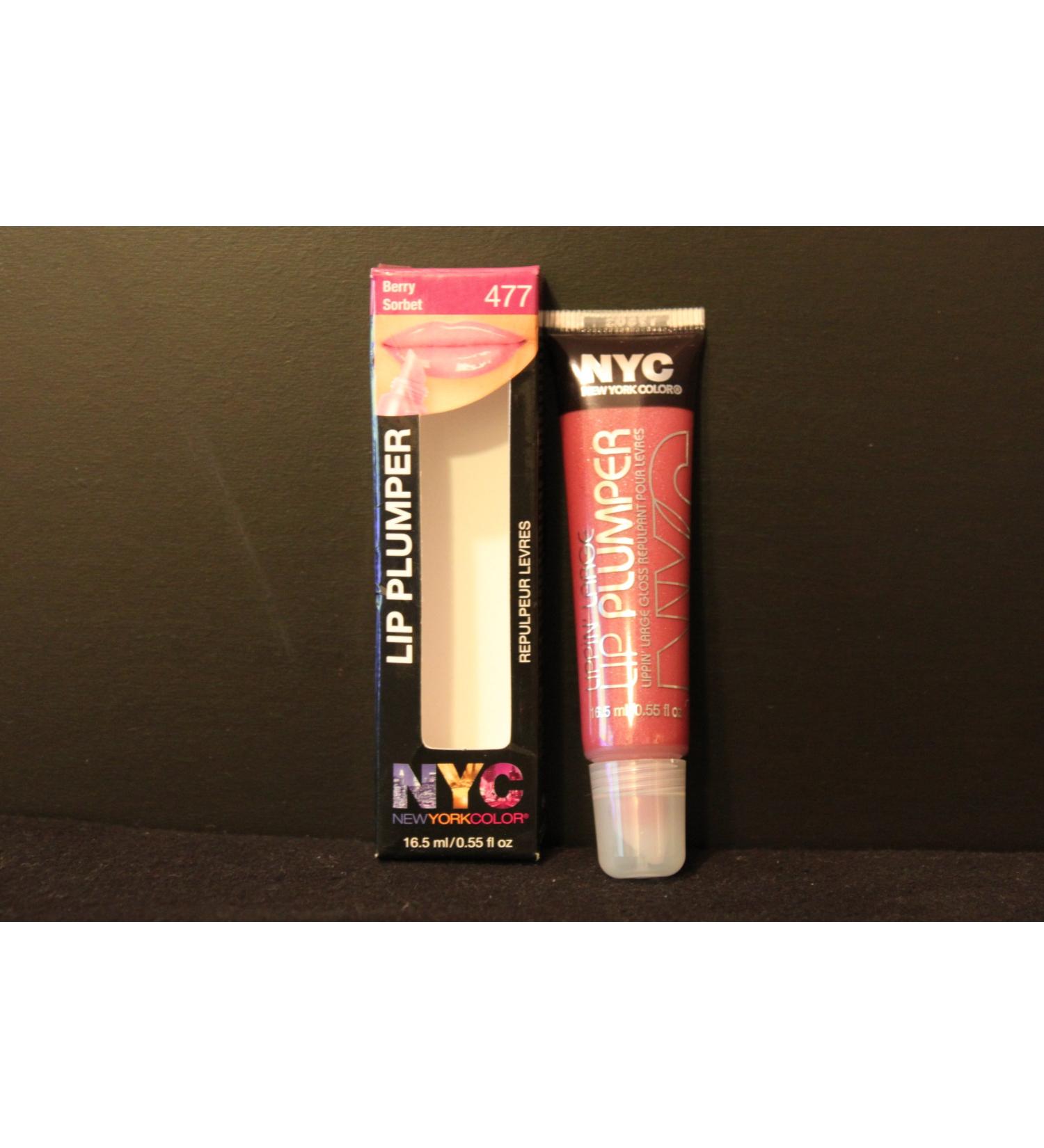 NYC Lippin' Large Lip Plumper 477 Berry Sorbet 0.55 Fl Oz
