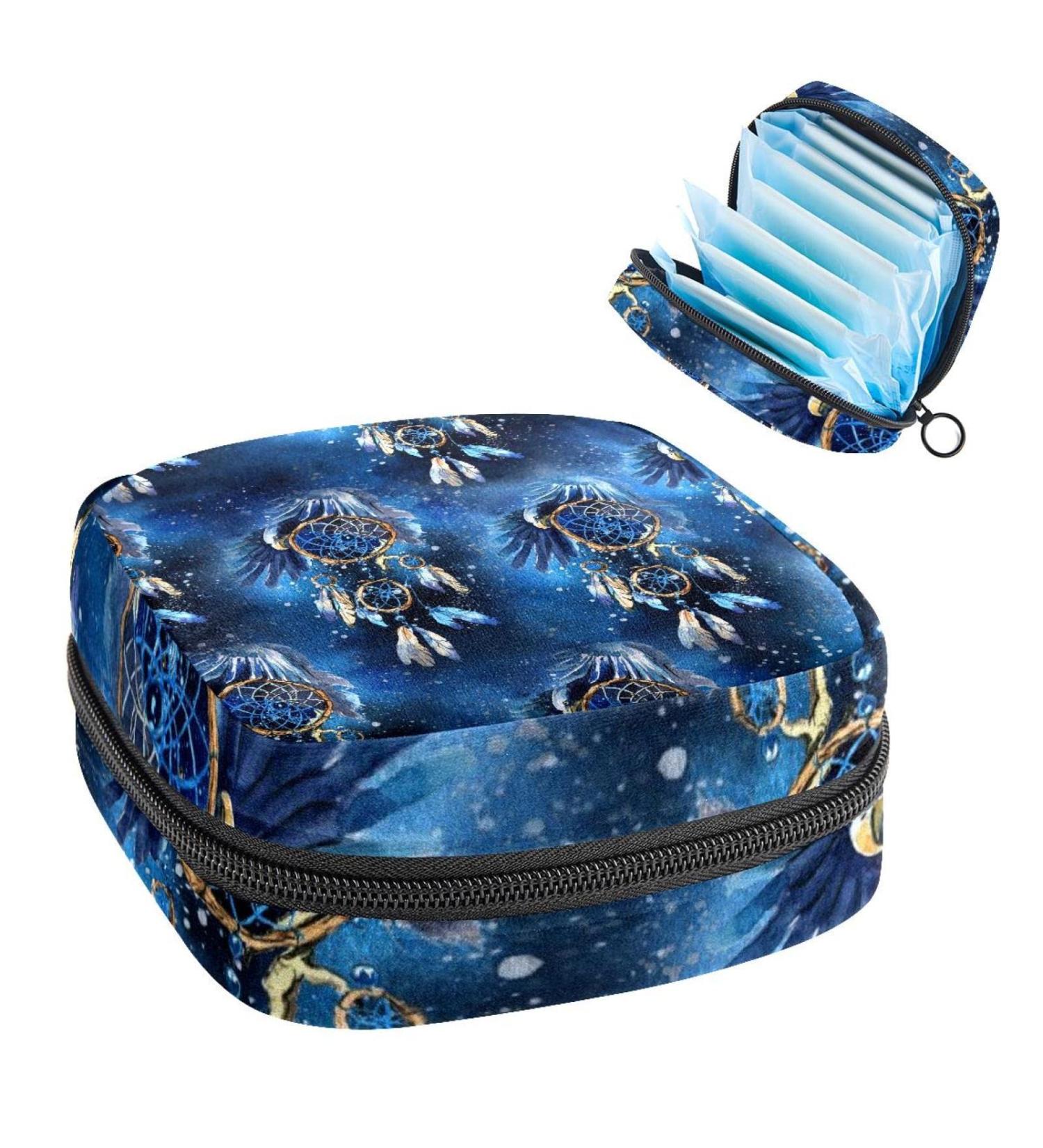 Women s Bonds Storage Pocket Stillpad Halter Dream Catcher Blue | Portable Period Kit Bag for Girls - Buy Online on GoSupps.com