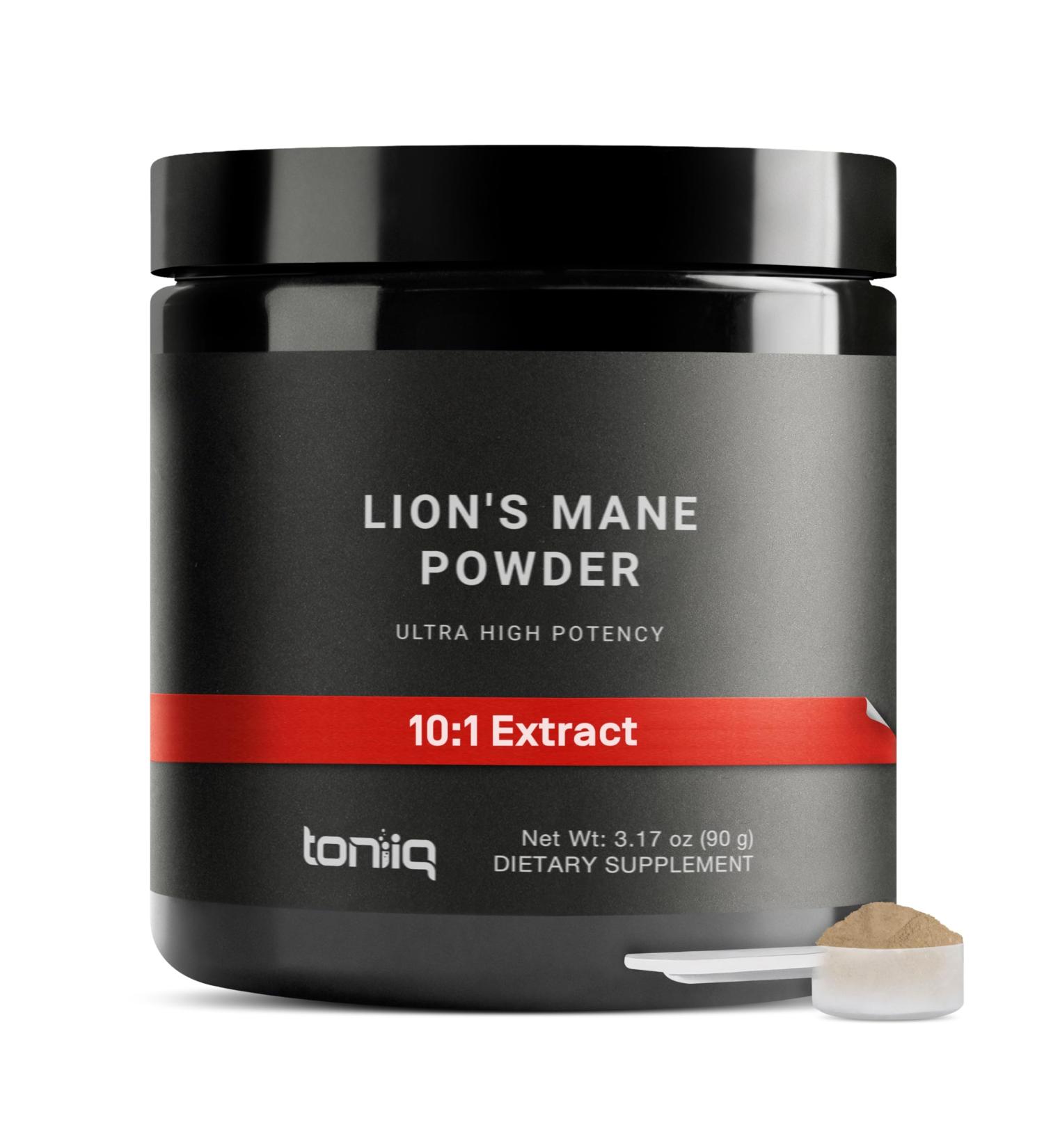 Lion s Mane Powder - Ultra High Potency 10:1 Extract with 30% Polysaccharides - Highly Concentrated - Third-Party Lab Tested - 90g - Buy Online on GoSupps.com