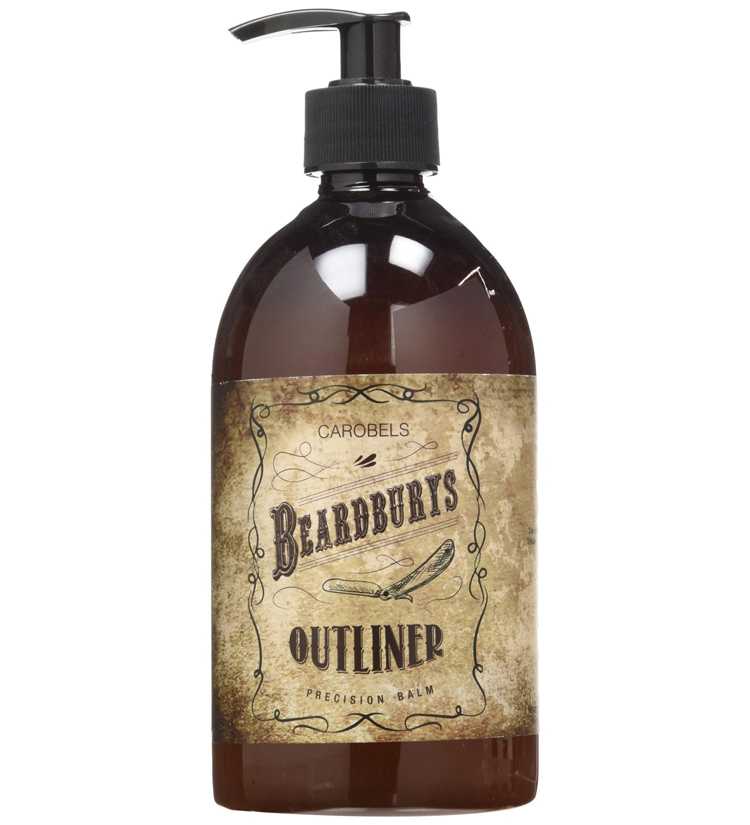 Beardburys Outliner | Transparent Beard & Mustache Shaving Gel. Shaving Cream with Aloe Vera and Vitamin C Ideal for Contour 500 ml - Buy Online on GoSupps.com