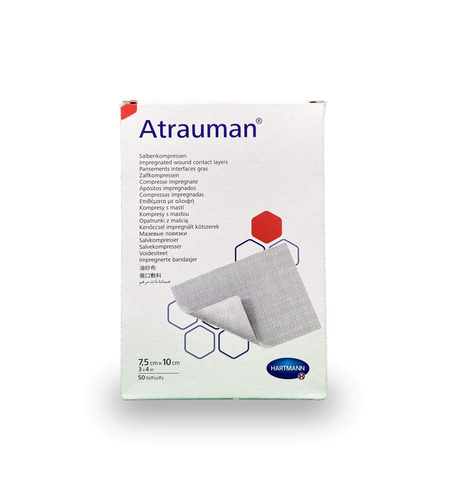Buy ATRAUMAN 7.5x10cm Sterile Compresses - 50 pcs for Fast International Shipping - Buy Online on GoSupps.com