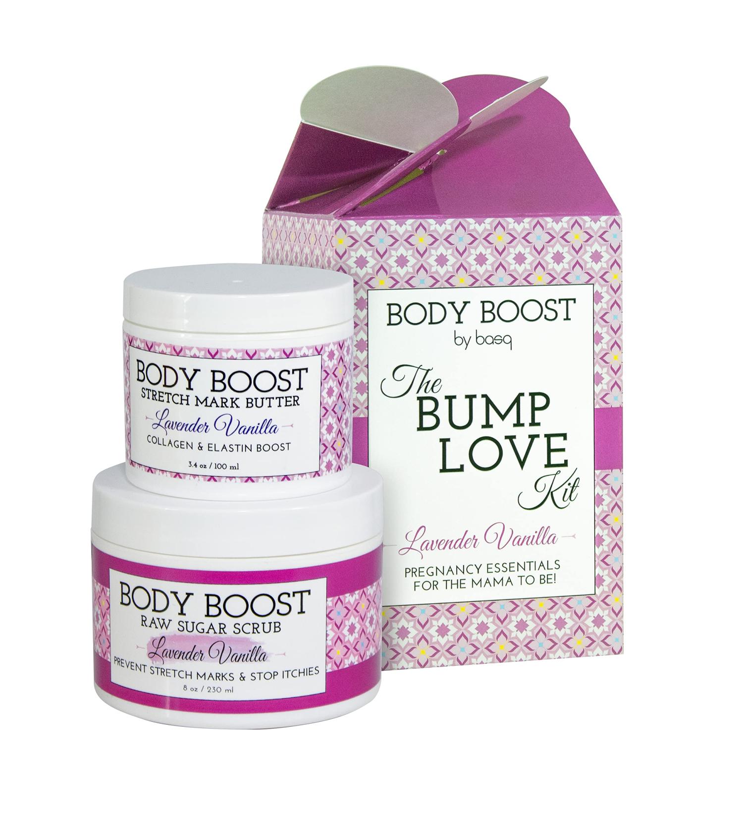 Bump Love Lavender Pregnancy Skin Care Duo - Nourish & Hydrate Expecting Moms - Buy Online on GoSupps.com