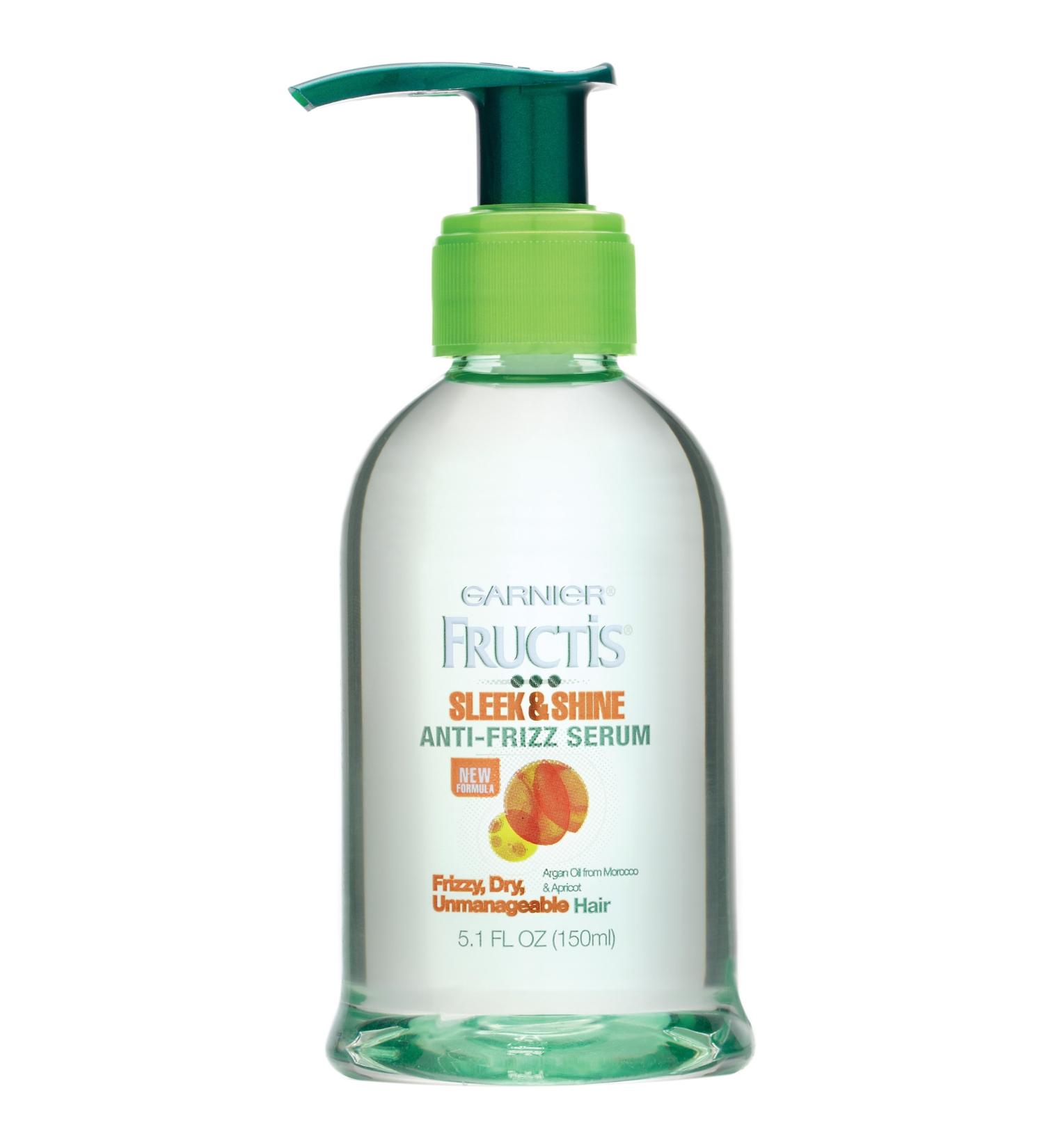 Garnier Fructis Sleek & Shine Leave-In Anti-Frizz Serum 5.1 Fl. Oz.
