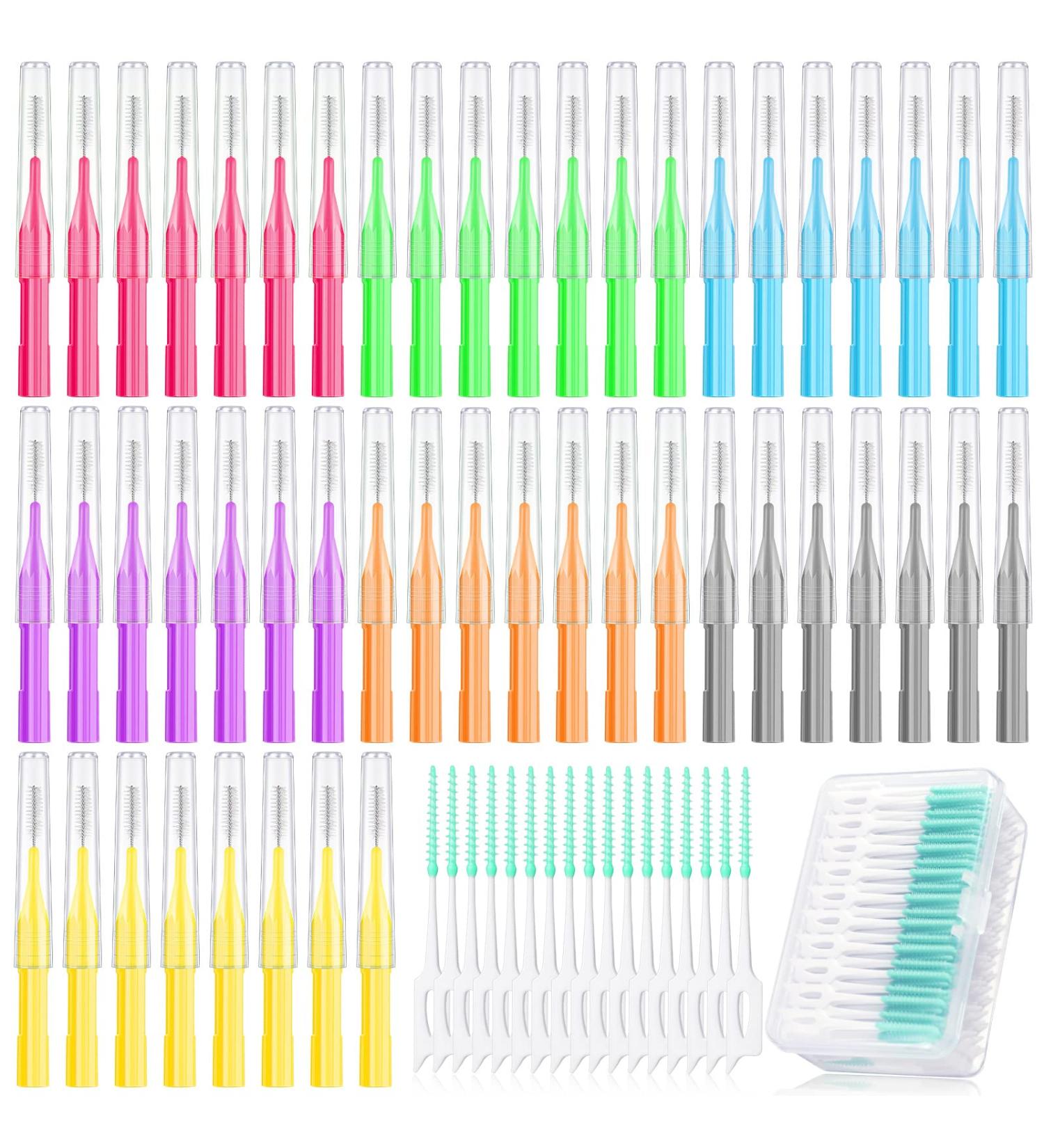 250 Pieces Interdental Brush Tooth Floss - Dental Hygiene Tool for Teeth Cleaning - Cute Color Dental Flosser and Picks Refill - Buy Online on GoSupps.com