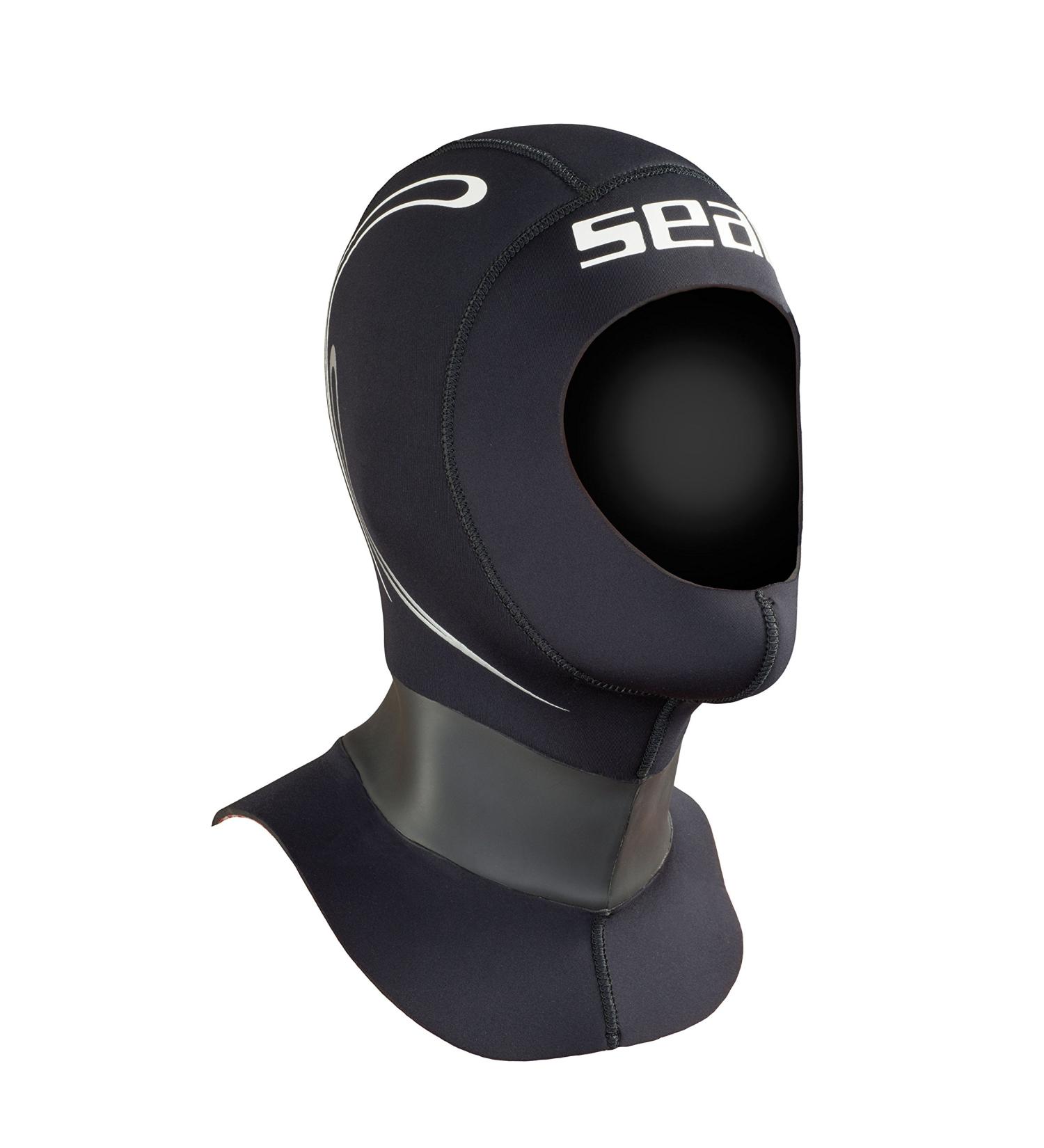 SEAC Men's Ultraflex 5mm Tekno Hood Large - Durable and Flexible for Enhanced Performance - Buy Online on GoSupps.com