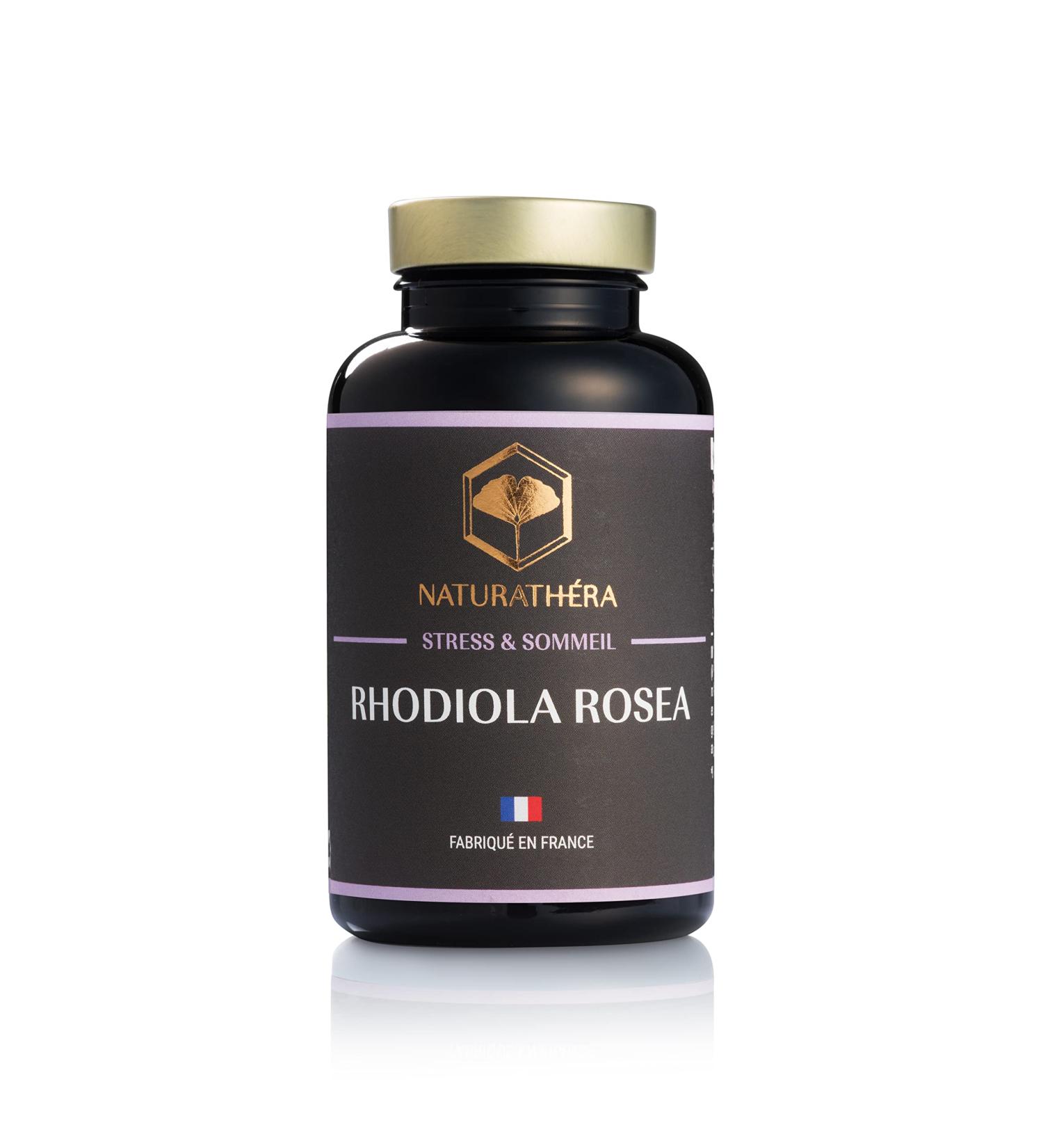 NATURATHERA - RHODIOLA ROSEA - Anti-Stress Nutritional Supplement, Optimal Mental and Cognitive Activity - 150 Capsules