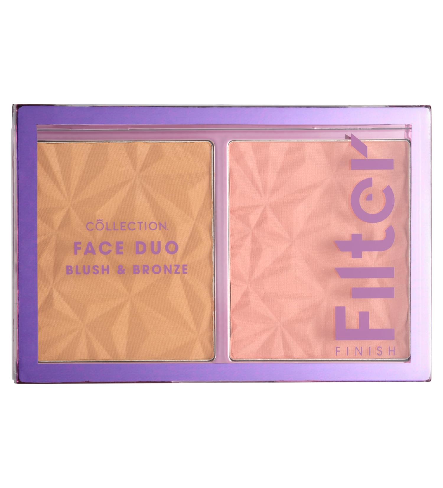 Collection Cosmetics Filter Finish Face Duo Sculpt and Glow Blush and Bronzer Palette 10 g - Buy Online on GoSupps.com