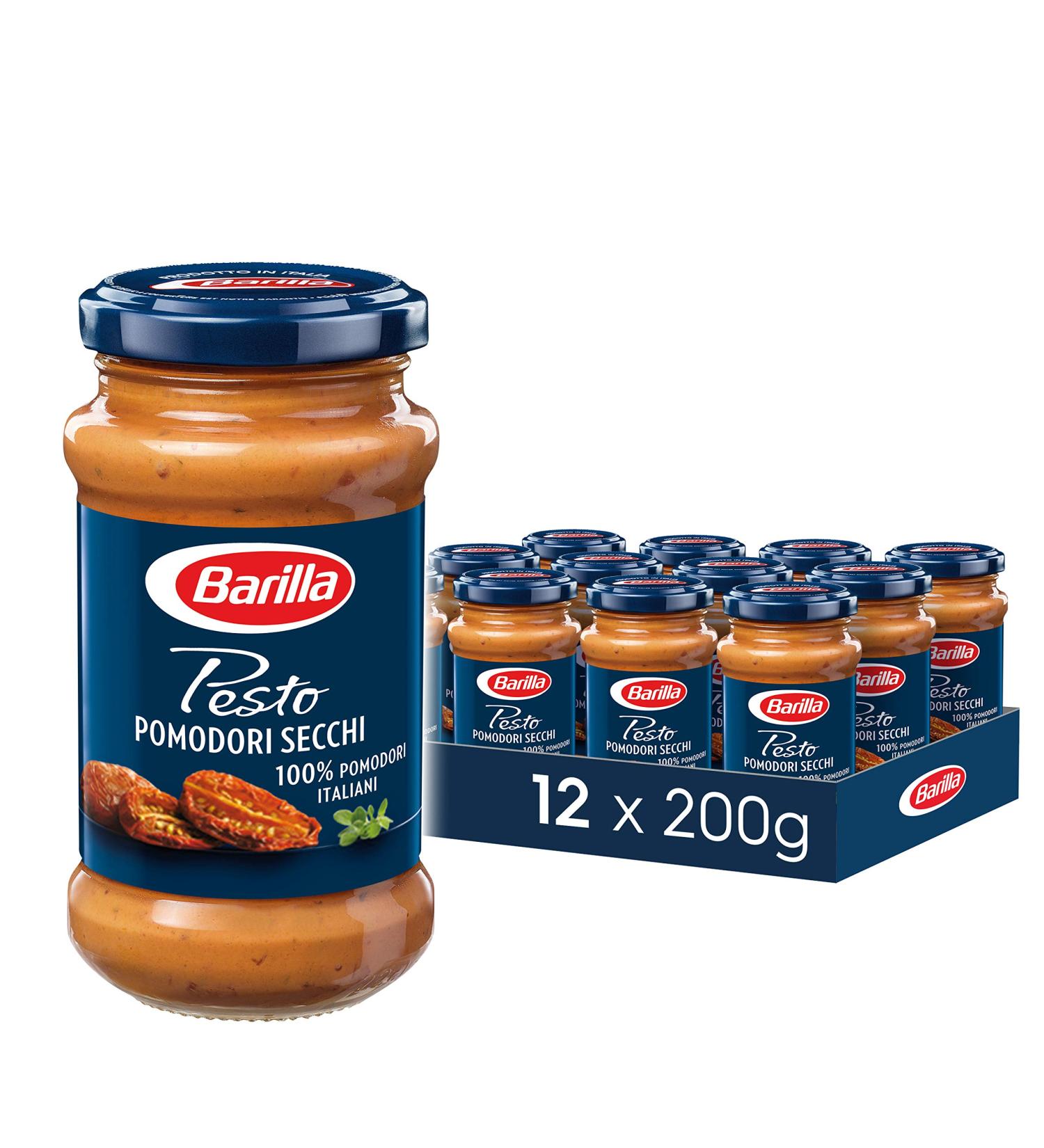Buy Barilla Red Pesto Pomodori Secchi 12-Pack (12x200g) | Authentic Italian Flavor | International Shipping - Buy Online on GoSupps.com