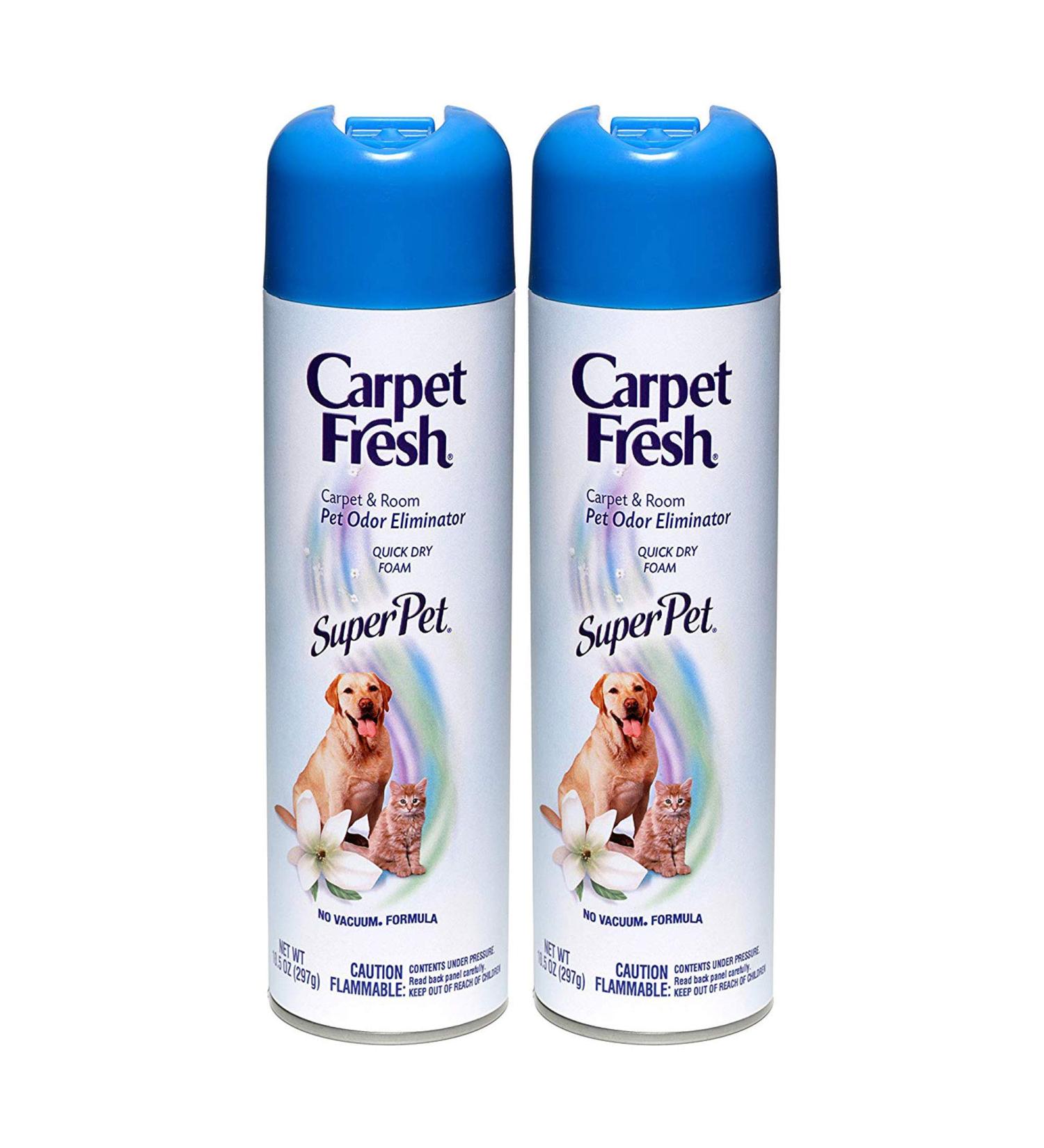 Carpet Fresh No Vacuum Foam Refresher for Super Pet - 10.50 oz (Pack of 2) - Buy Online on GoSupps.com