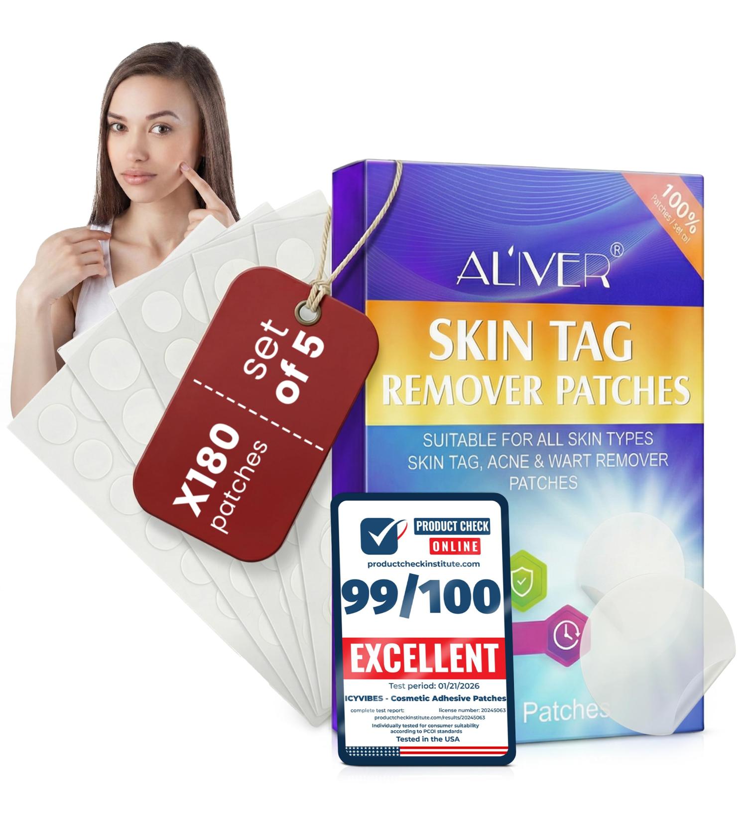 Premium 180 PCS Cosmetic Adhesive Patches Waterproof & Invisible Stickers Gentle and Skin Friendly Design Easy to Apply Suitable for All Skin Types - Buy Online on GoSupps.com