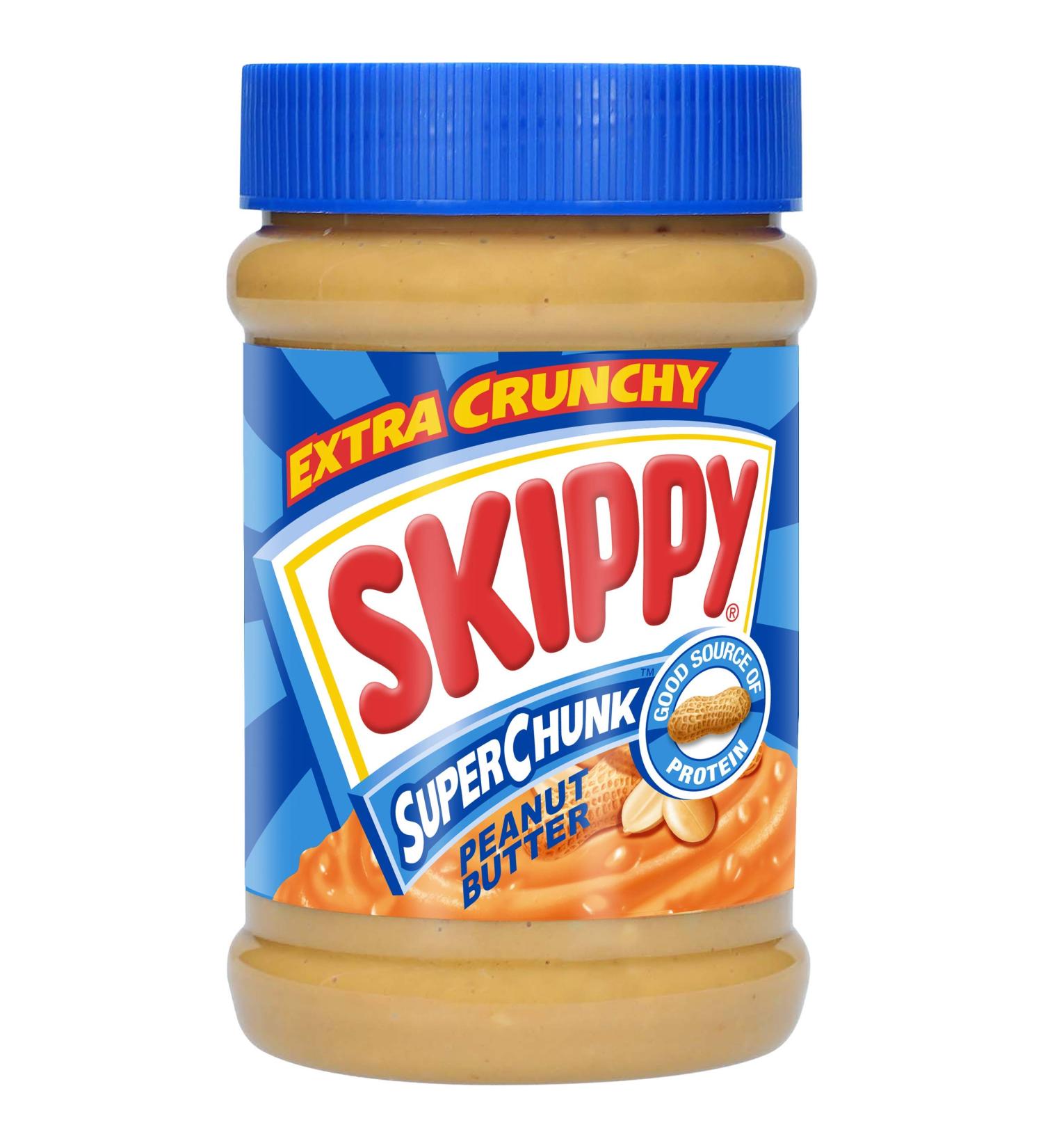 SKIPPY Peanut Butter Extra Crunchy 454g | 6 Jars of 454g - Buy Online on GoSupps.com