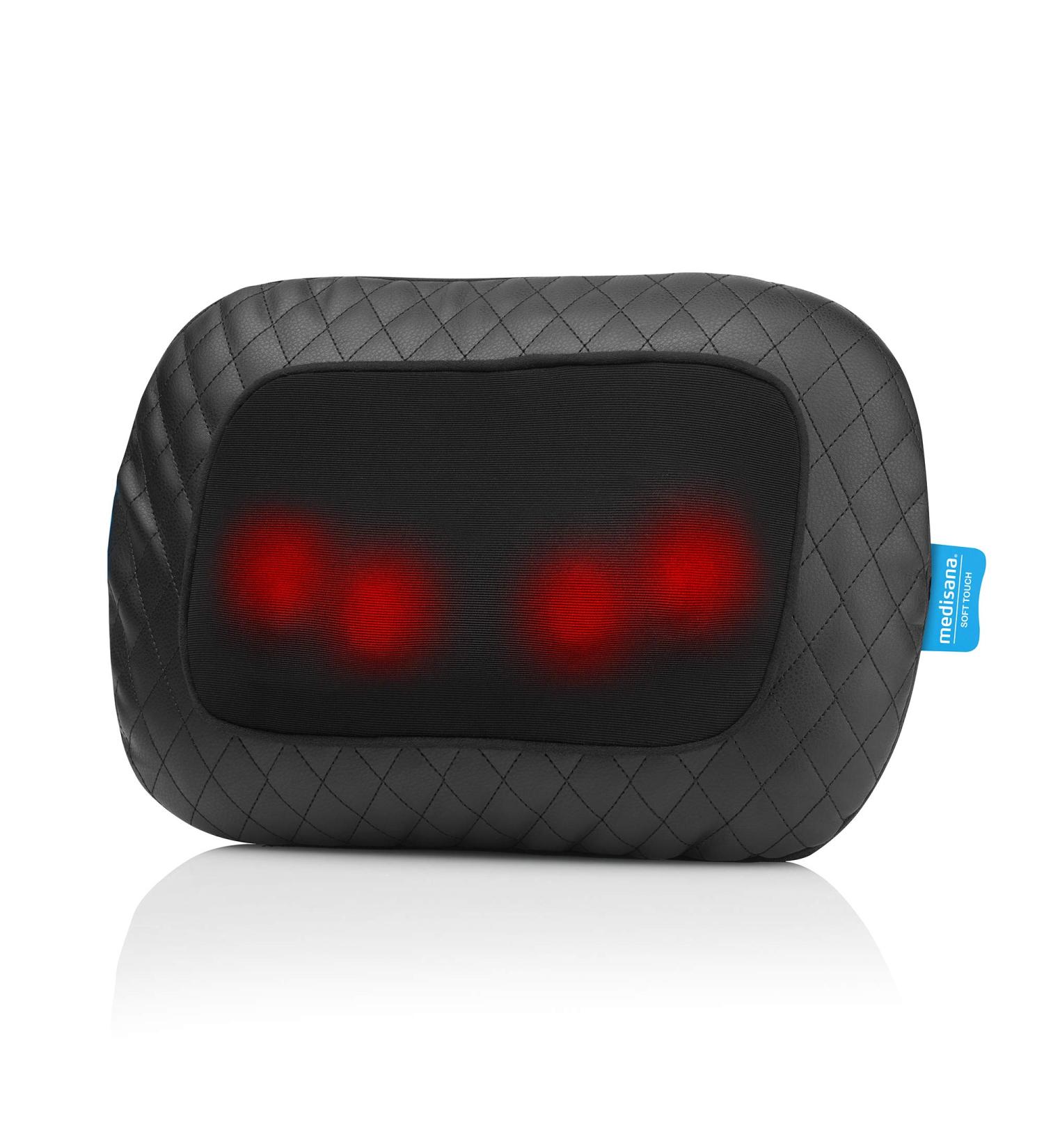 Medisana MCG 800 Gel Massage Cushion - Heat Function & 4 Rotating Heads for Neck Shoulder Back & Legs | International Shipping Available - Buy Online on GoSupps.com