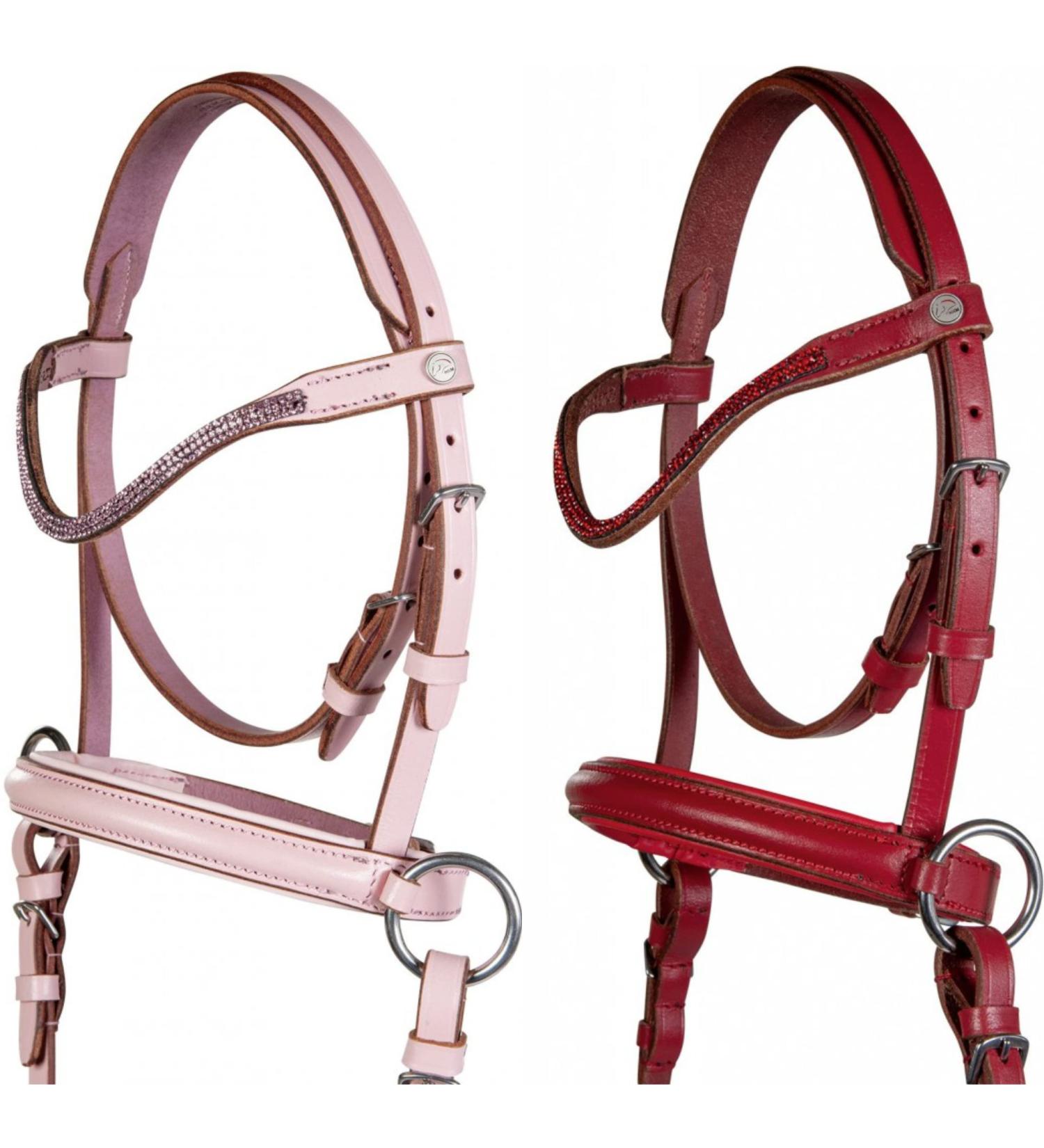 Buy HKM 13046 Bitless Bridle - Funny Horses 2 for Wooden Horses | Pink Shetty - International Shipping Available - Buy Online on GoSupps.com